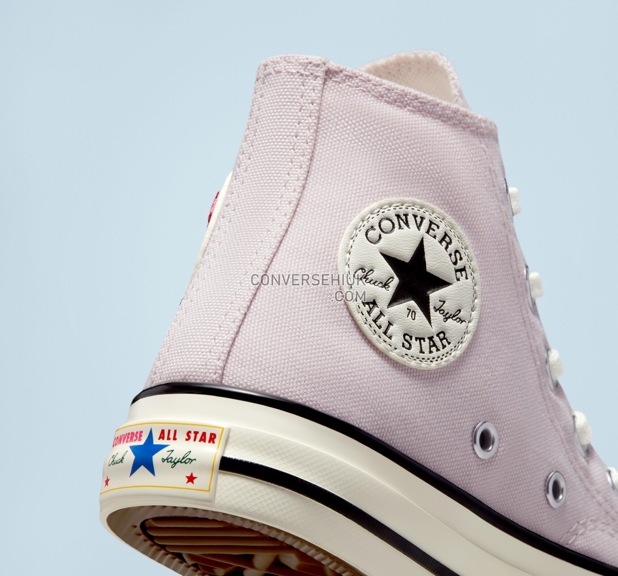 Converse Chuck 70 Happy Patch Barely Rose/Black/Egret A01047C Shoes