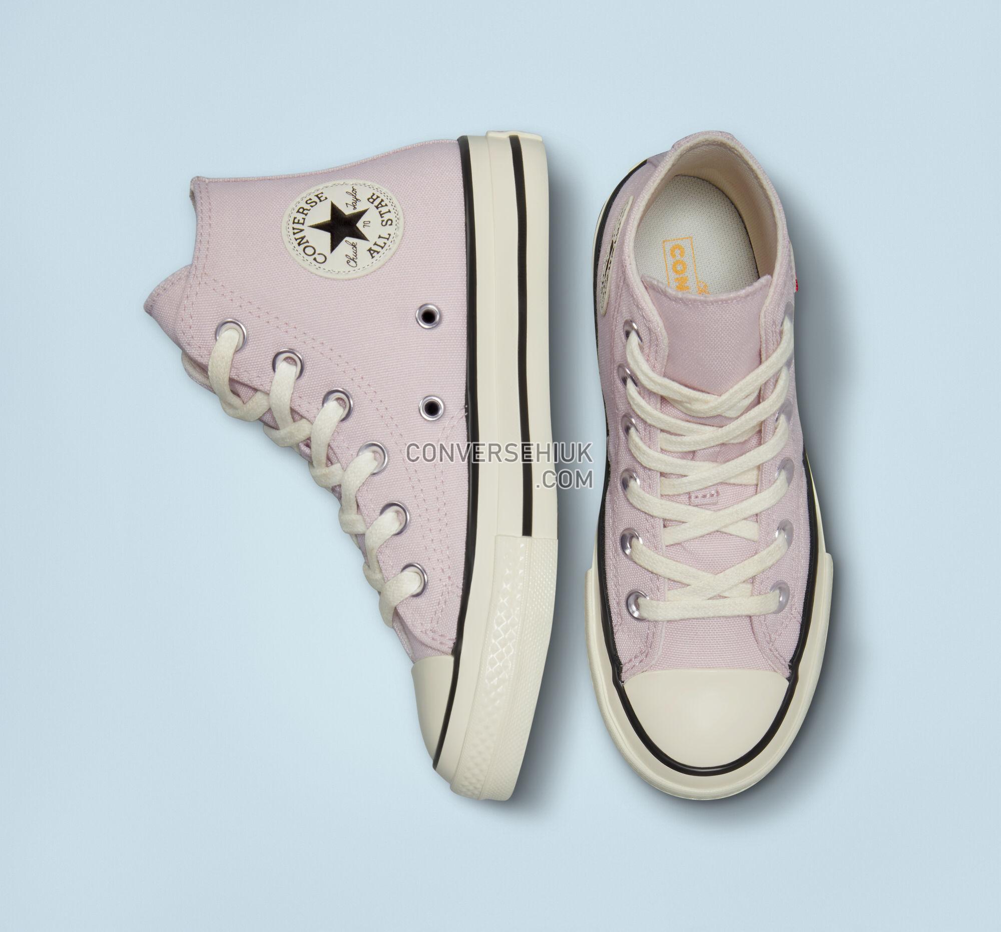 Converse Chuck 70 Happy Patch Barely Rose/Black/Egret A01047C Shoes