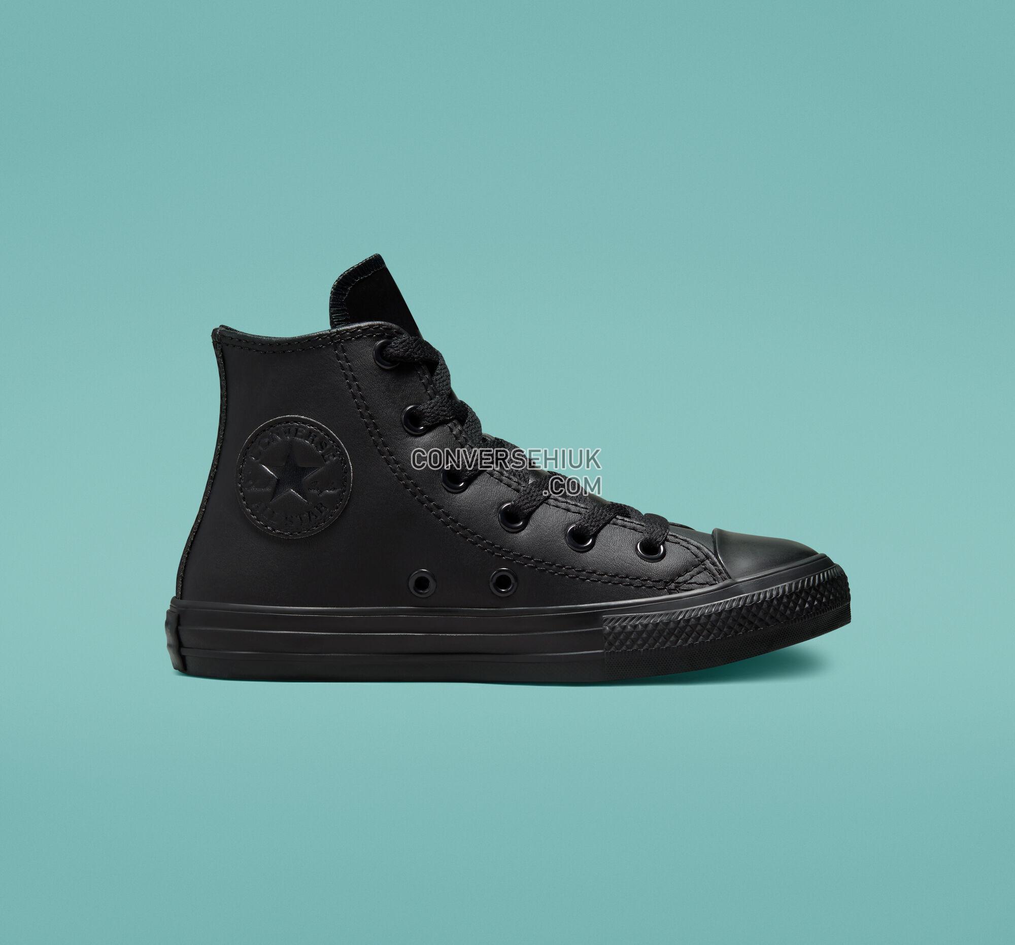 Converse Chuck Taylor All Star Leather Black/Black/Black A00919C Shoes