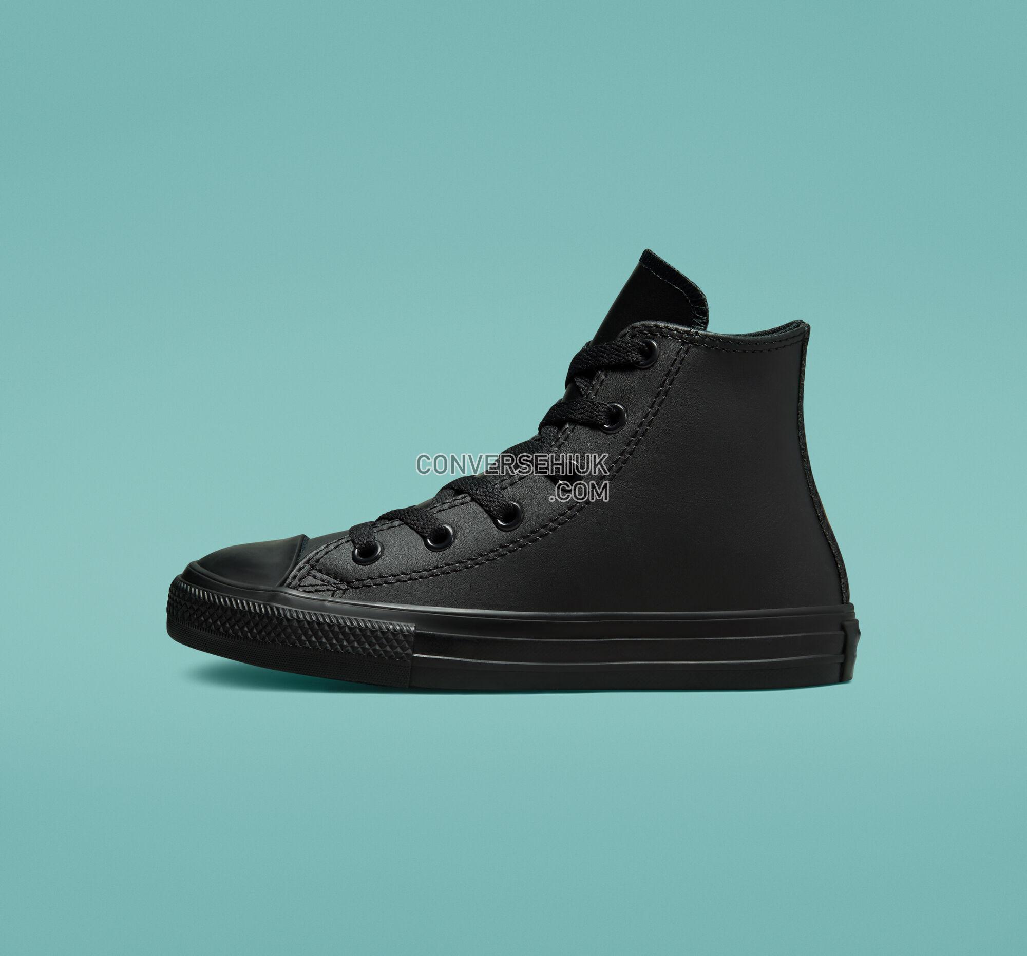 Converse Chuck Taylor All Star Leather Black/Black/Black A00919C Shoes