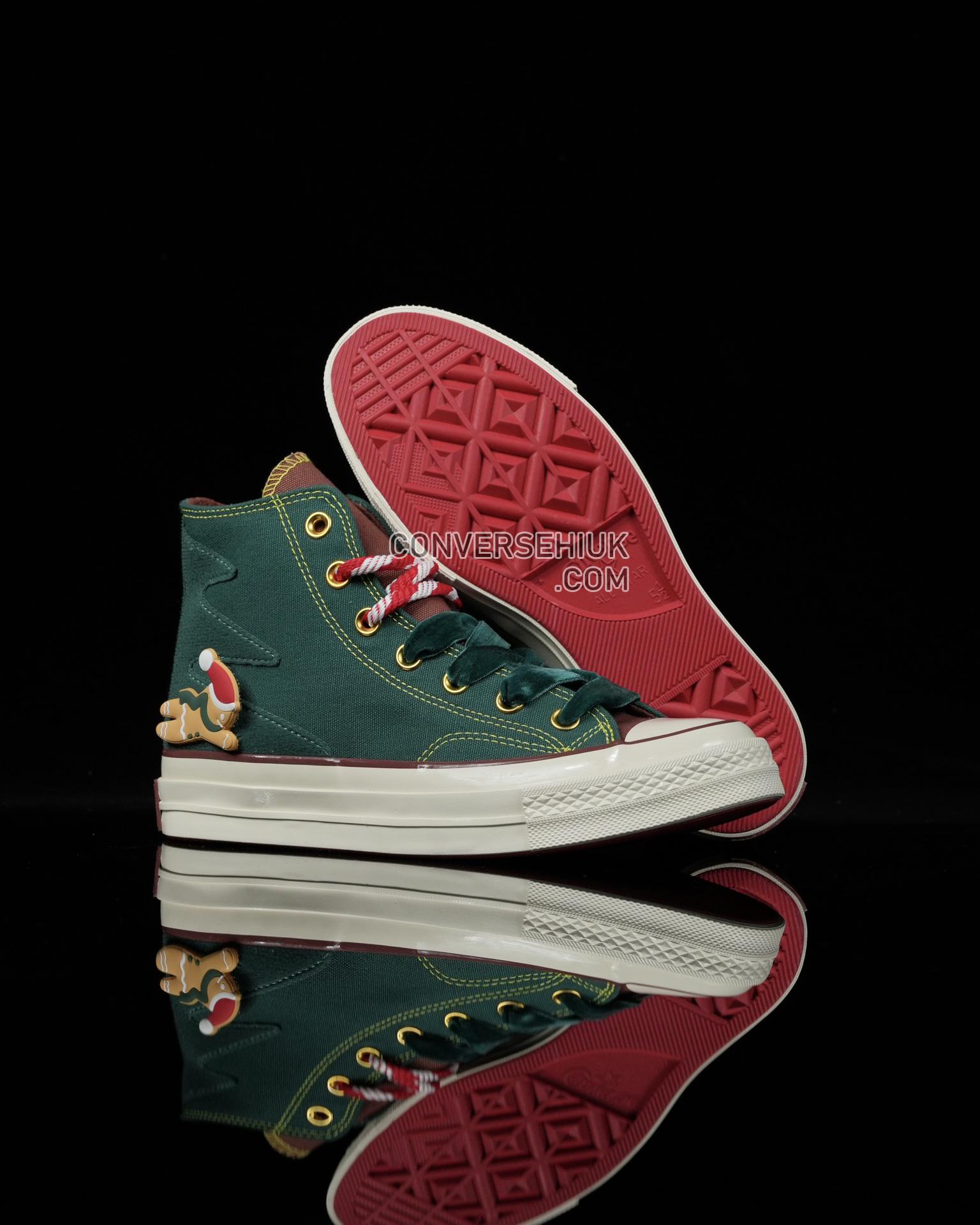 Converse Chuck 70 High Christmas Pack - Gingerbread Man Dragon Scale/Red/Red Oak A07978C Shoes