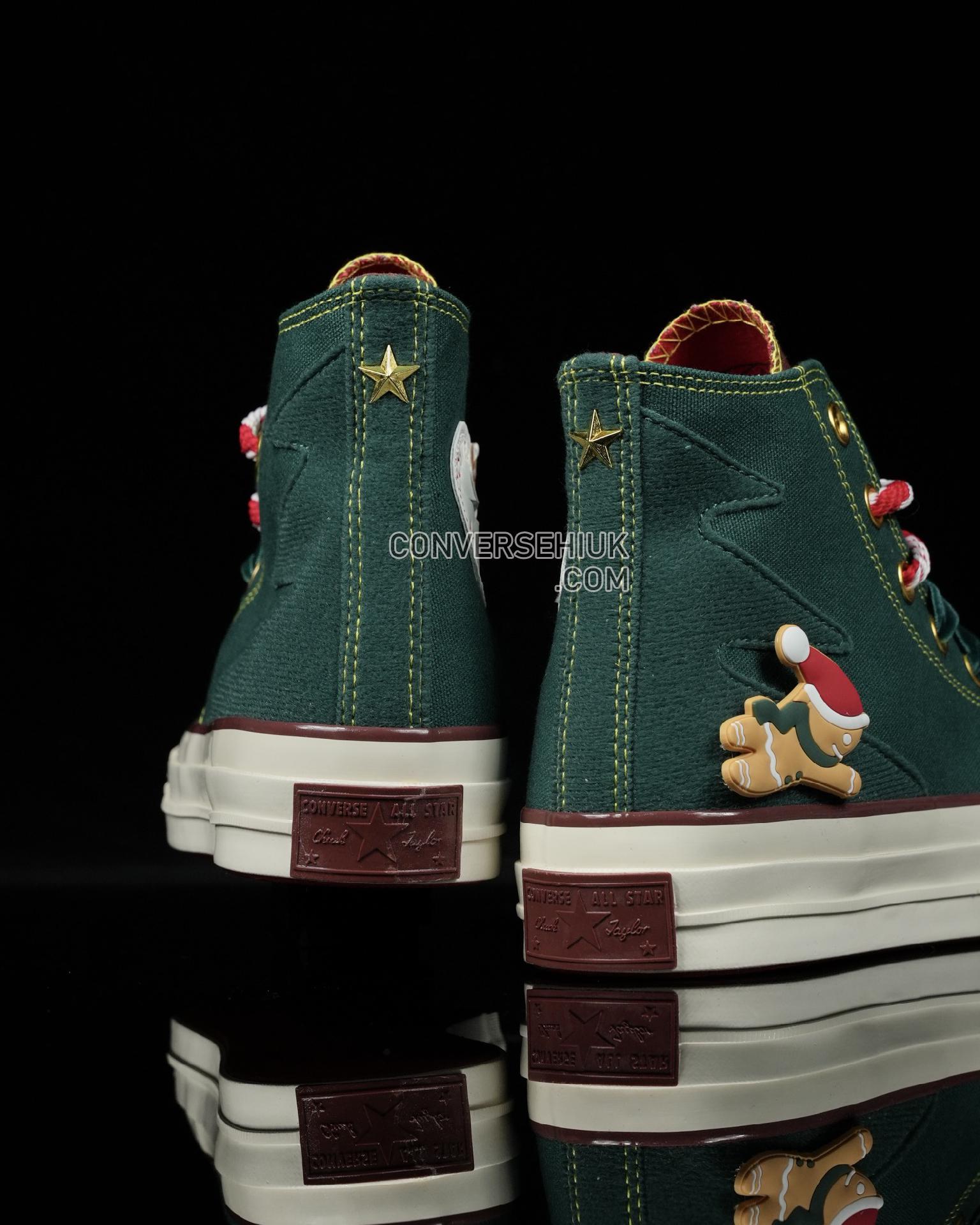 Converse Chuck 70 High Christmas Pack - Gingerbread Man Dragon Scale/Red/Red Oak A07978C Shoes