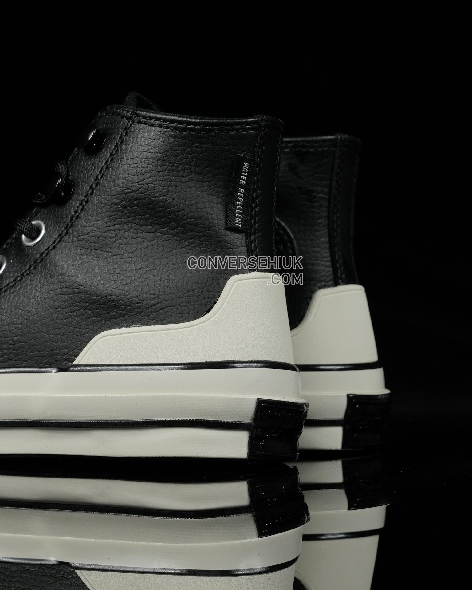 Converse Chuck 70 HI Leather Black/Egret/Black A05695C Shoes