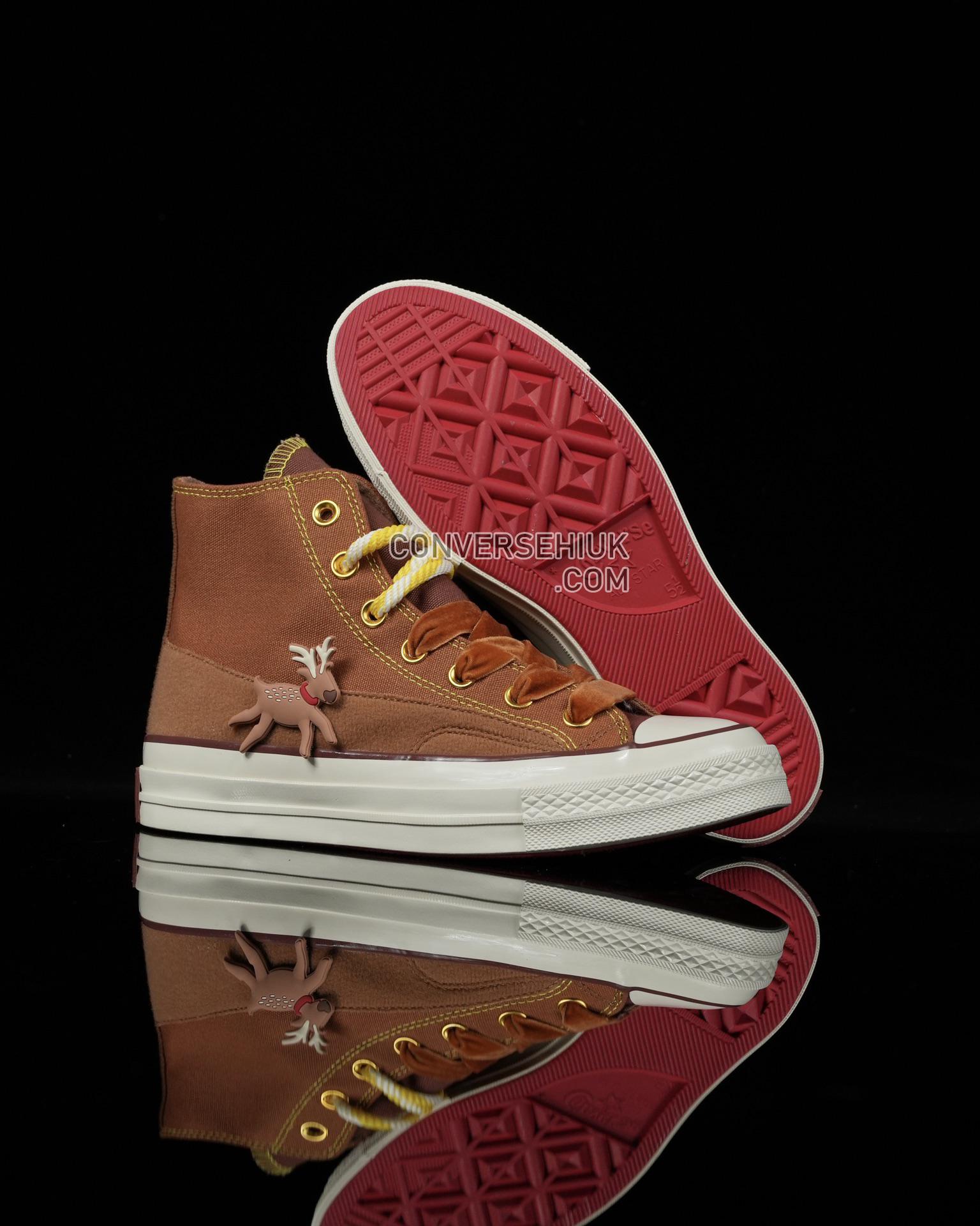 Converse Chuck 70 High Christmas Pack - Reindeer Tawny Owl/Red Oak/Red A07979C Shoes