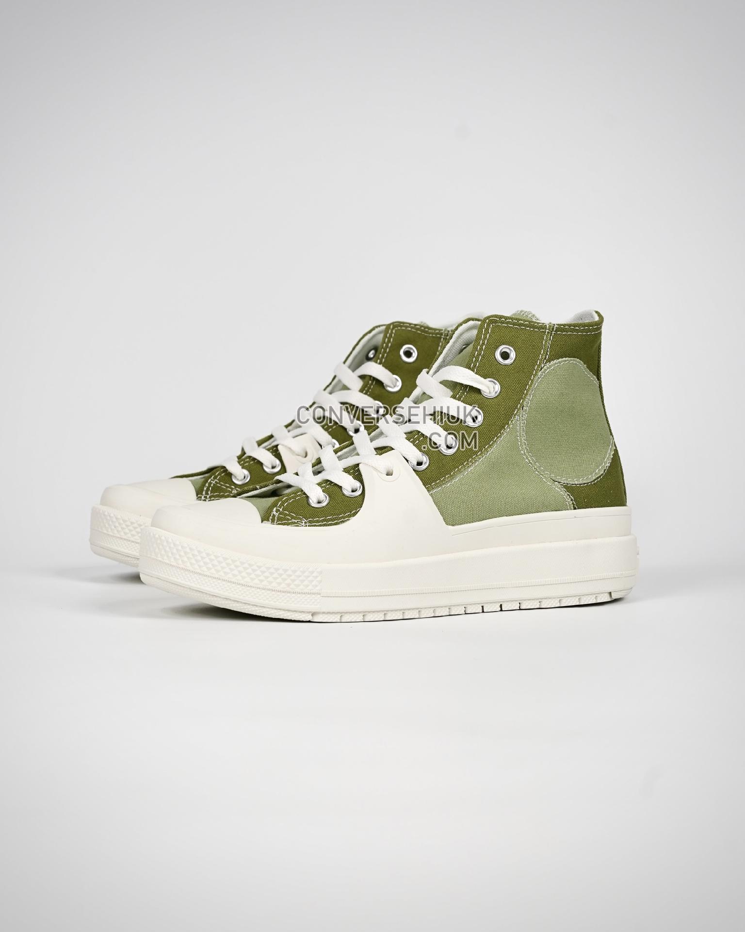 Converse Chuck Taylor All Star High Construct Colorblock - Alligator Alligator Friend Green/Grassy A03471C Shoes