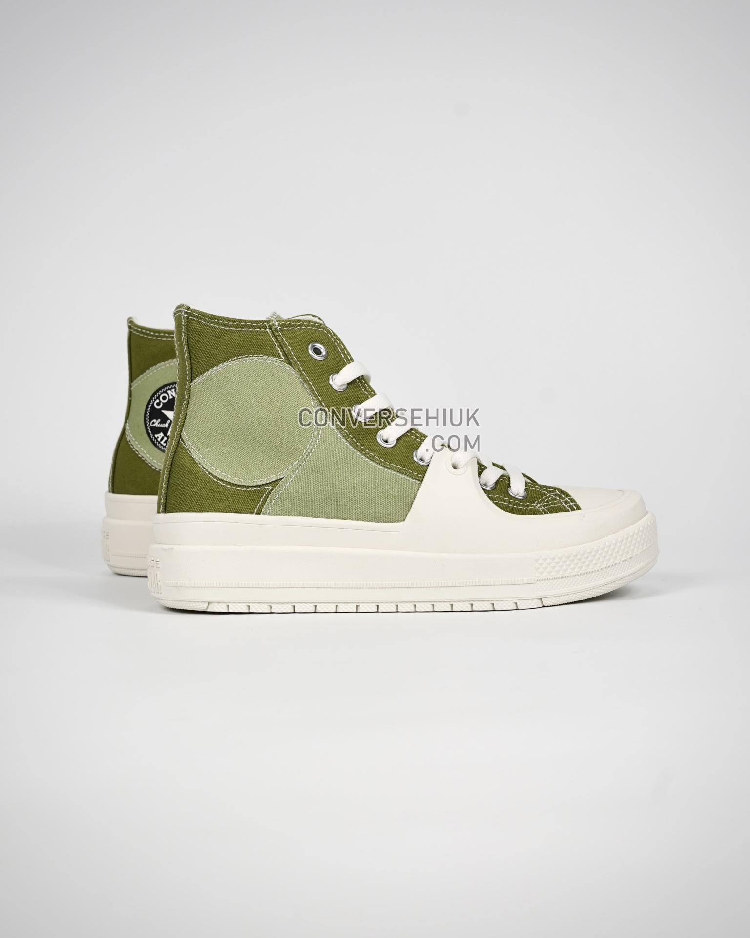 Converse Chuck Taylor All Star High Construct Colorblock - Alligator Alligator Friend Green/Grassy A03471C Shoes