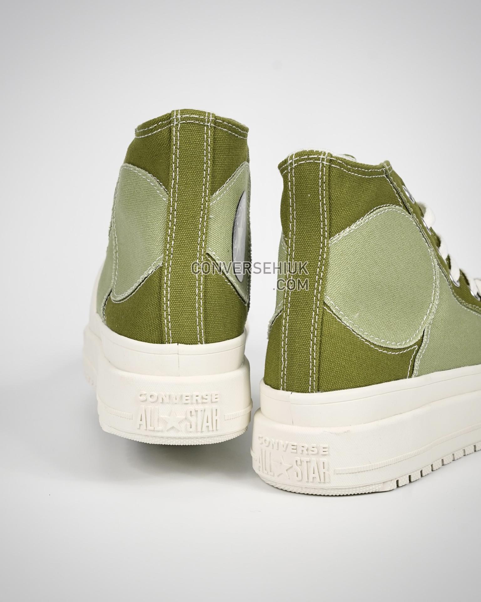 Converse Chuck Taylor All Star High Construct Colorblock - Alligator Alligator Friend Green/Grassy A03471C Shoes