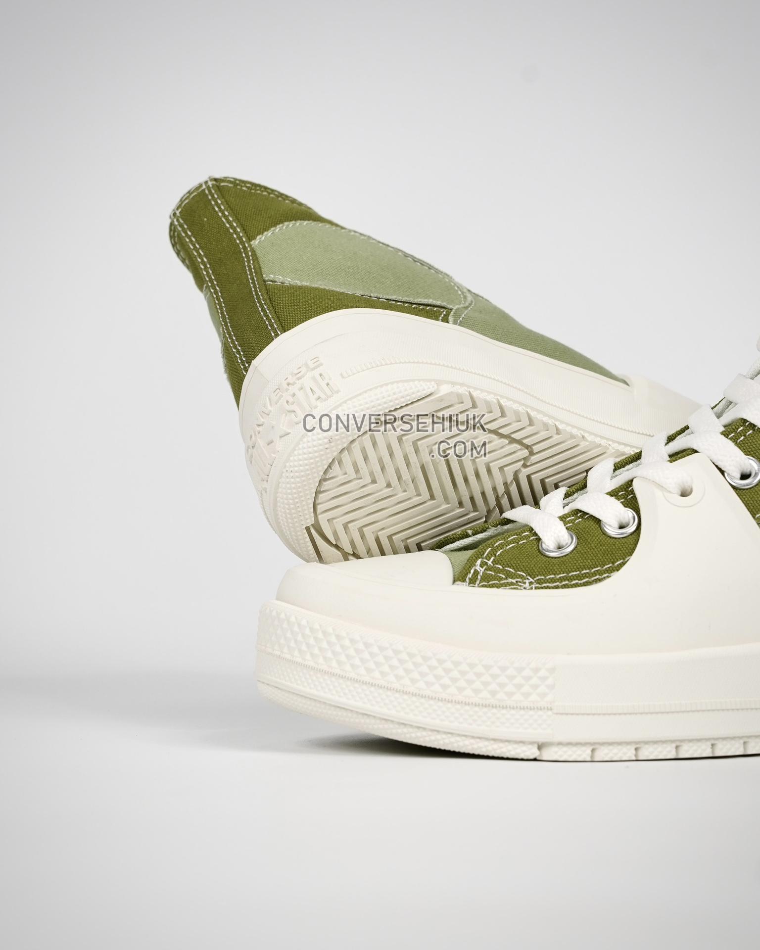 Converse Chuck Taylor All Star High Construct Colorblock - Alligator Alligator Friend Green/Grassy A03471C Shoes