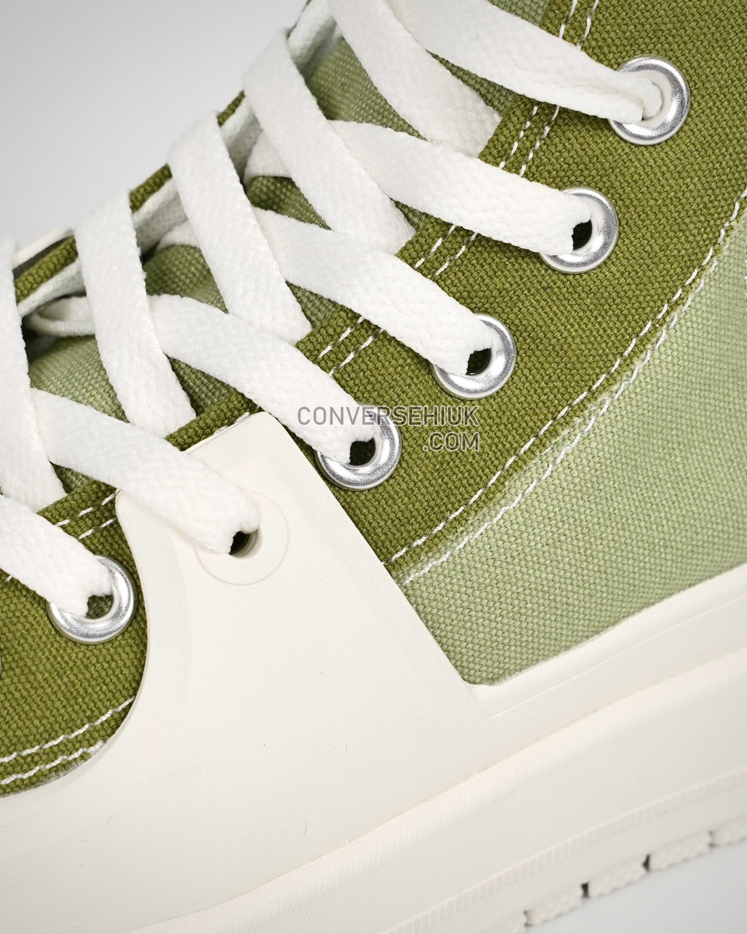 Converse Chuck Taylor All Star High Construct Colorblock - Alligator Alligator Friend Green/Grassy A03471C Shoes