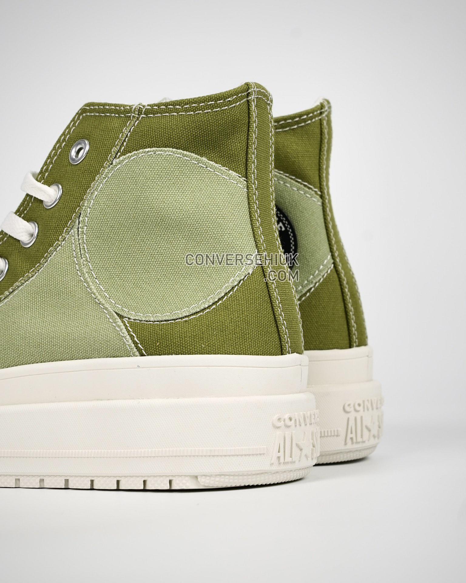 Converse Chuck Taylor All Star High Construct Colorblock - Alligator Alligator Friend Green/Grassy A03471C Shoes