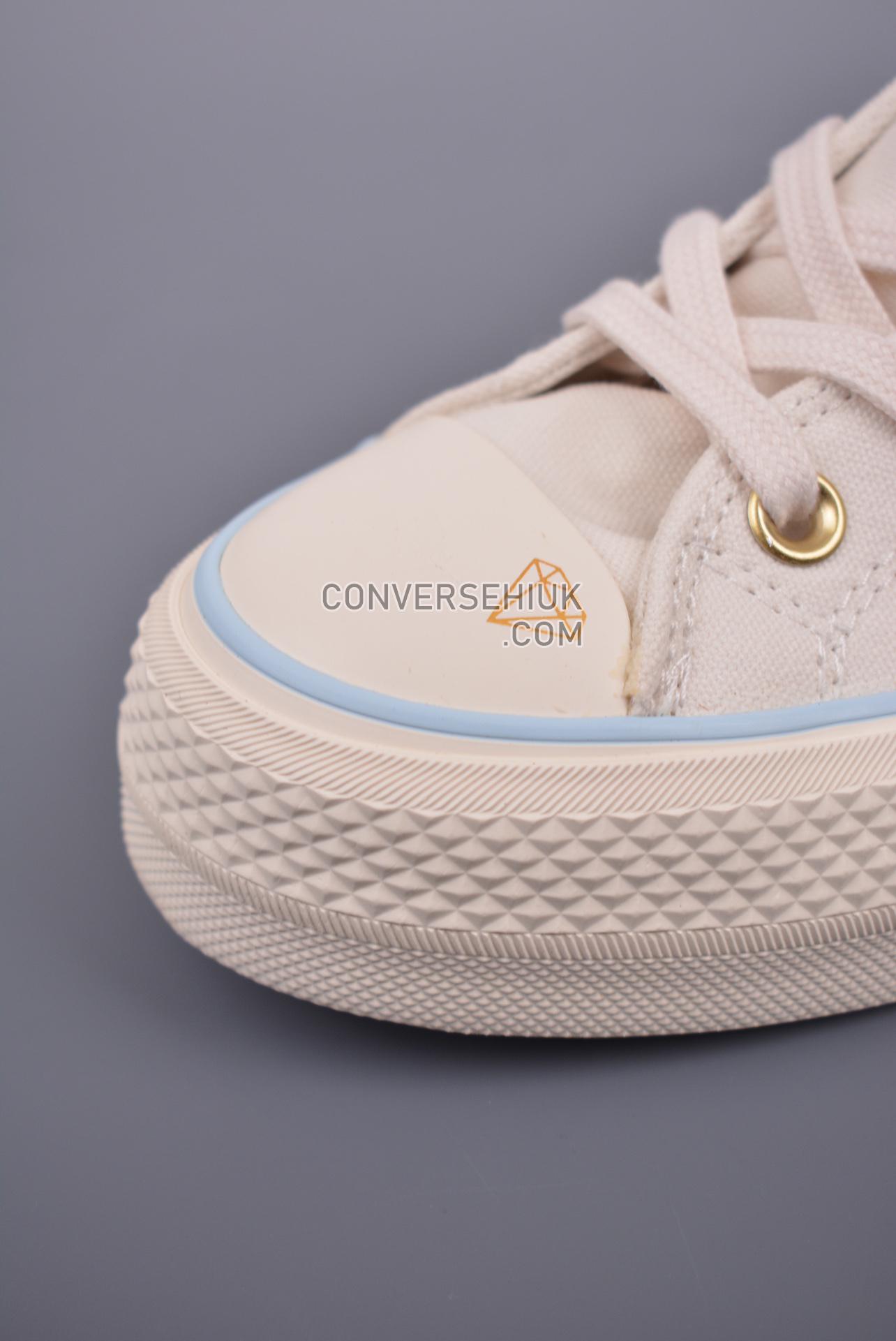 Converse Chuck Taylor All Star Lift Platform High Tiny Tattoos Vintage White/Cocoon Blue A07135C Shoes