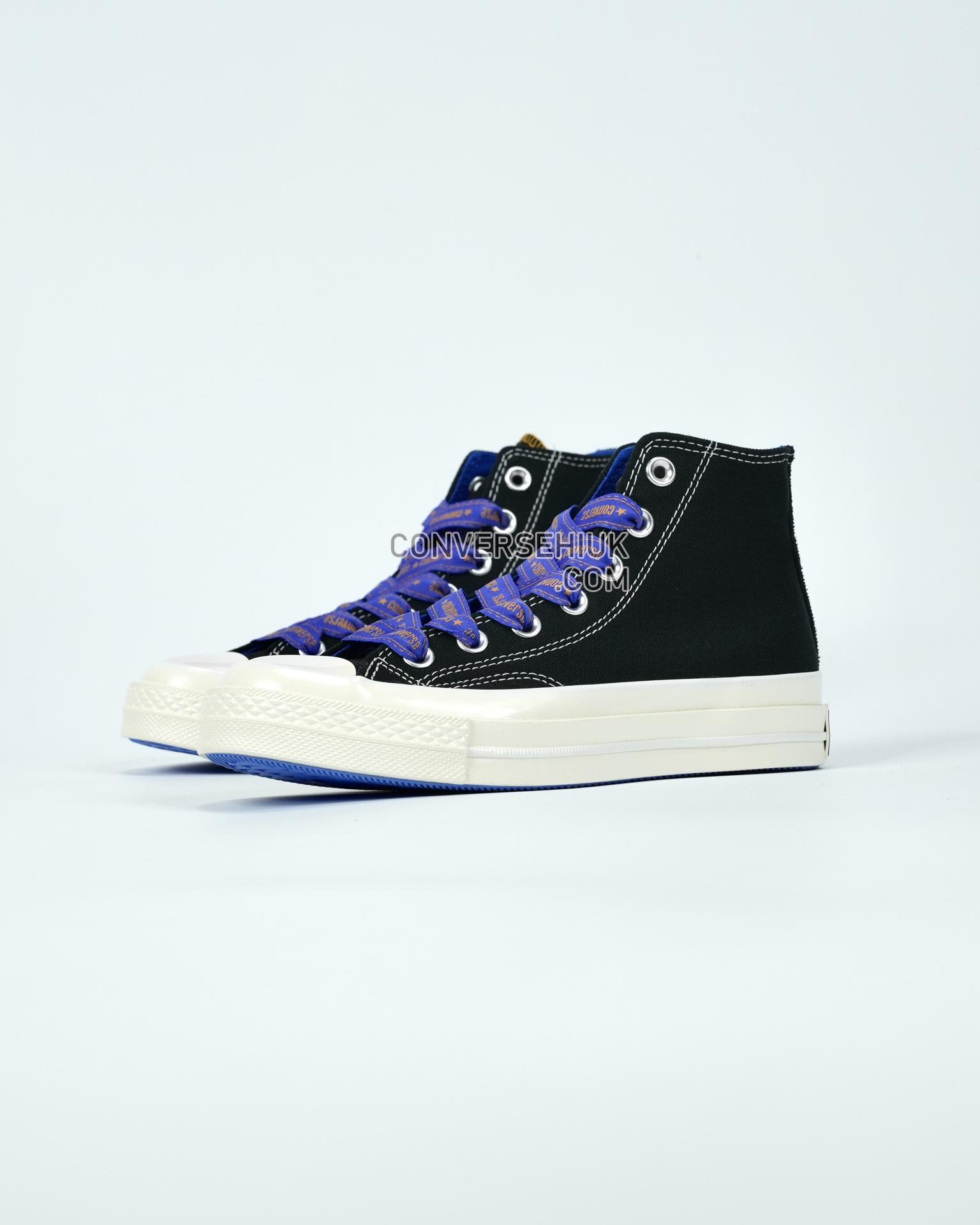 Converse Chuck 70 Ribbon Laces High Top Black/Purple A07976C Shoes