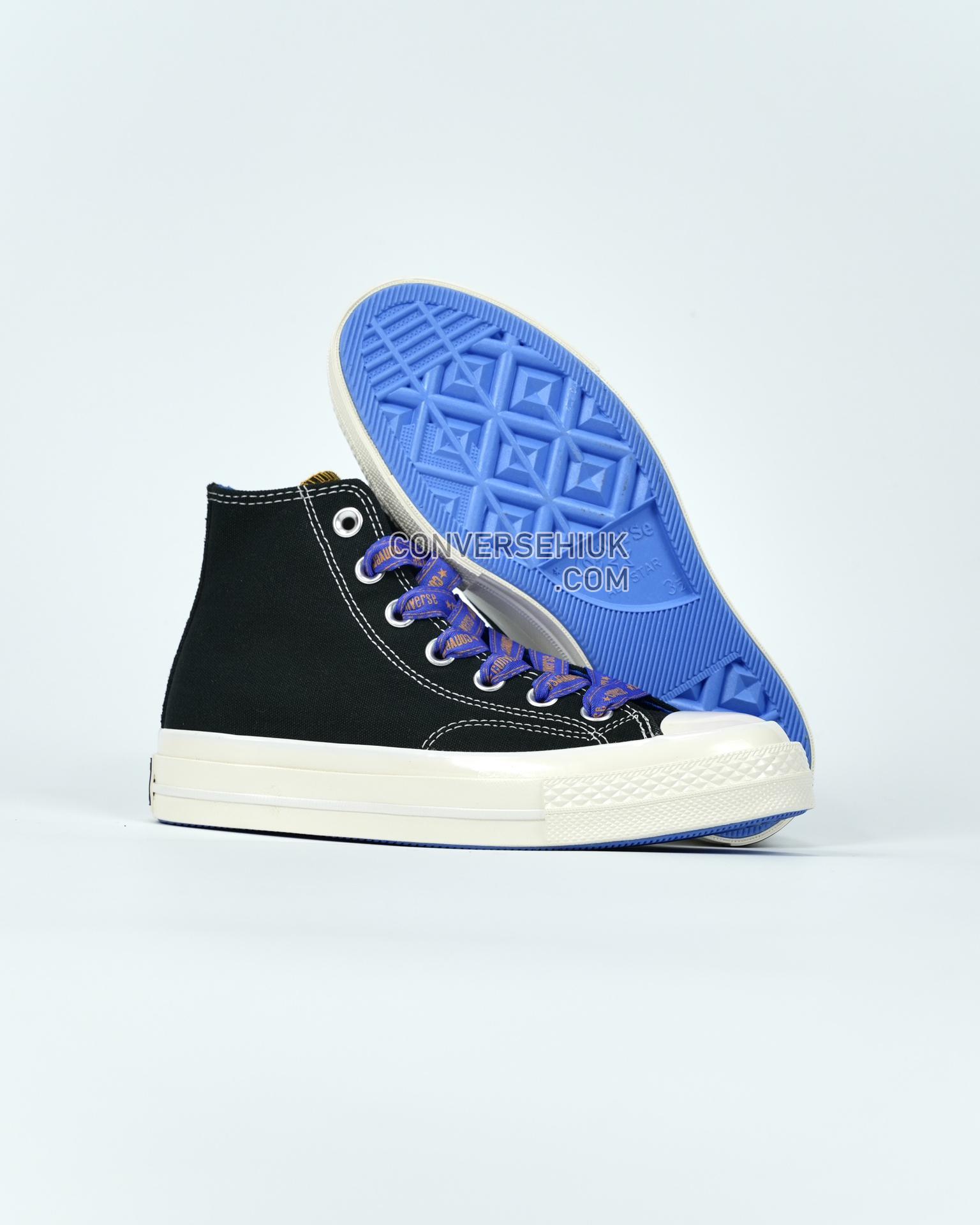 Converse Chuck 70 Ribbon Laces High Top Black/Purple A07976C Shoes