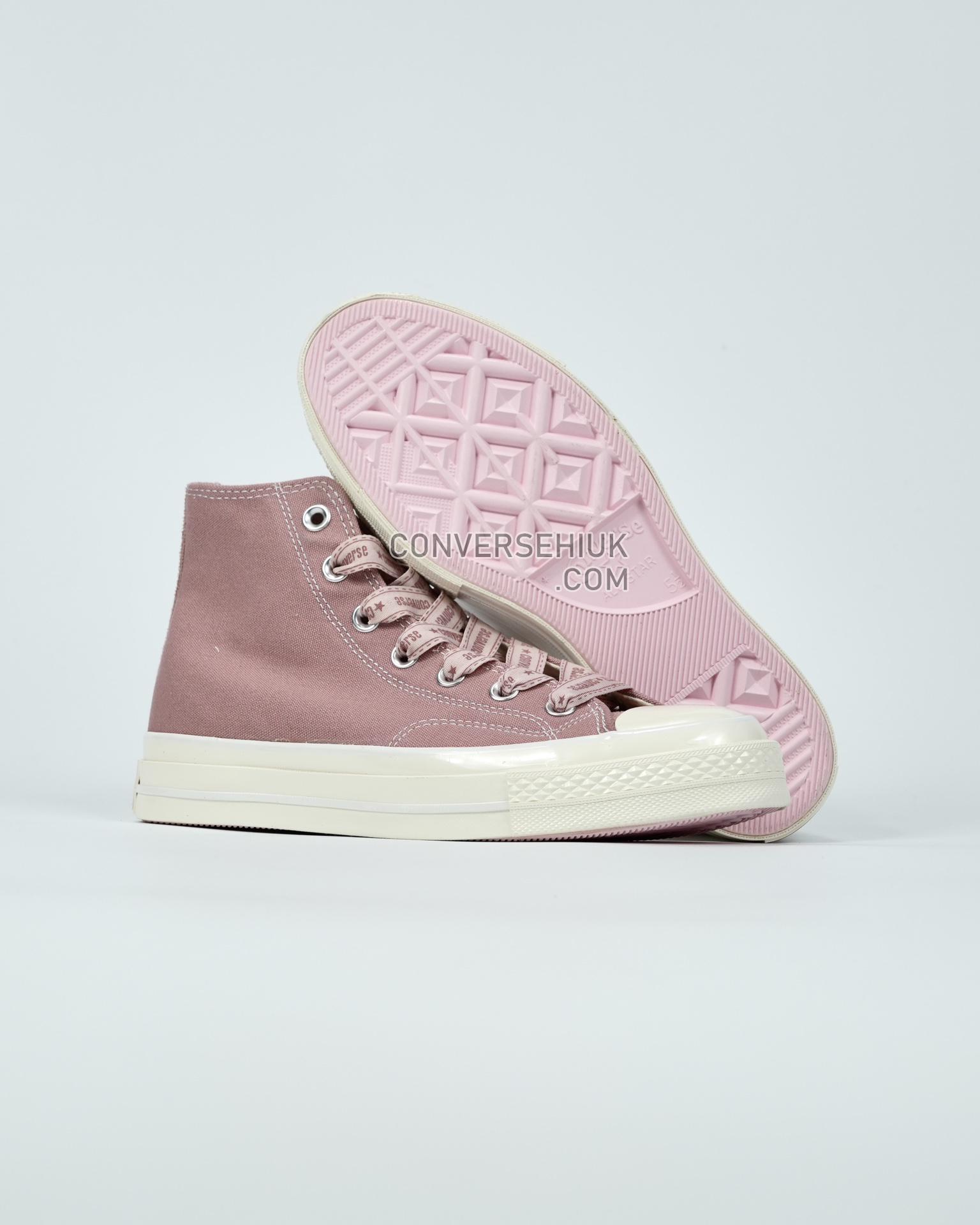 Converse Chuck 70 Ribbon Laces High Top Night Flamingo/Pink Sage/Ivory A07977C Shoes