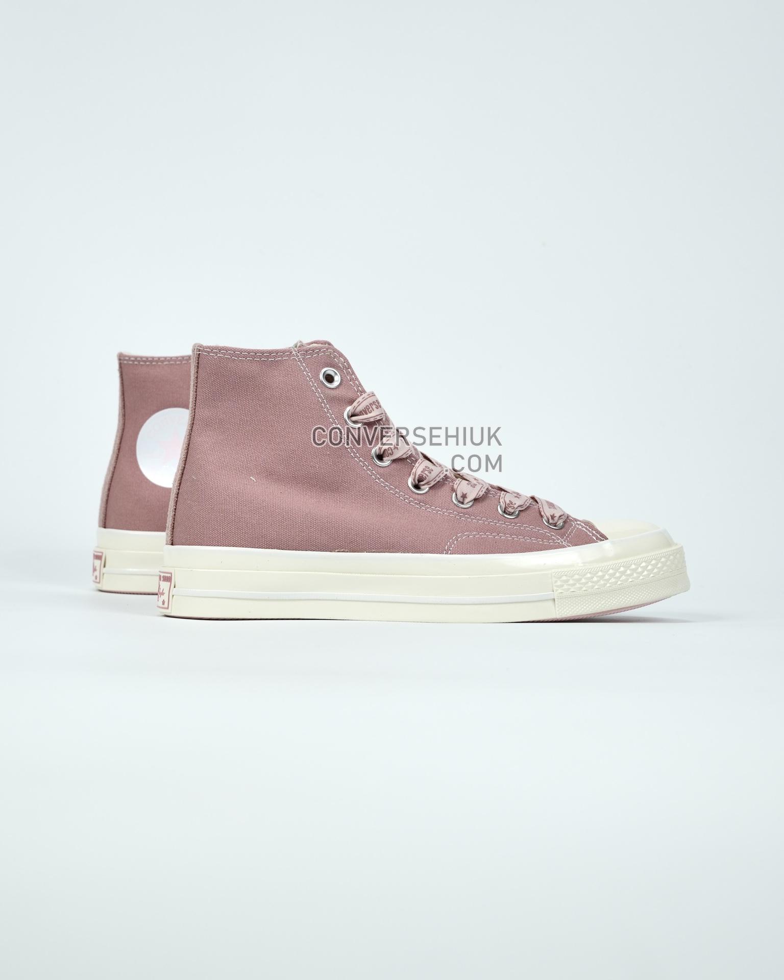 Converse Chuck 70 Ribbon Laces High Top Night Flamingo/Pink Sage/Ivory A07977C Shoes