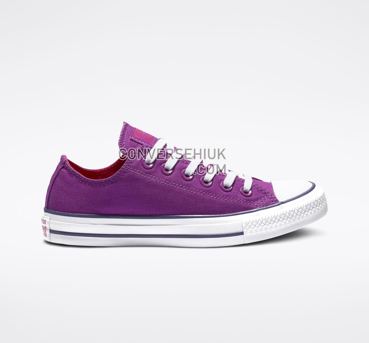 Converse Chuck Taylor All Star Seasonal Color Low Top Icon Violet/Pink Pop/White 162453F Shoes