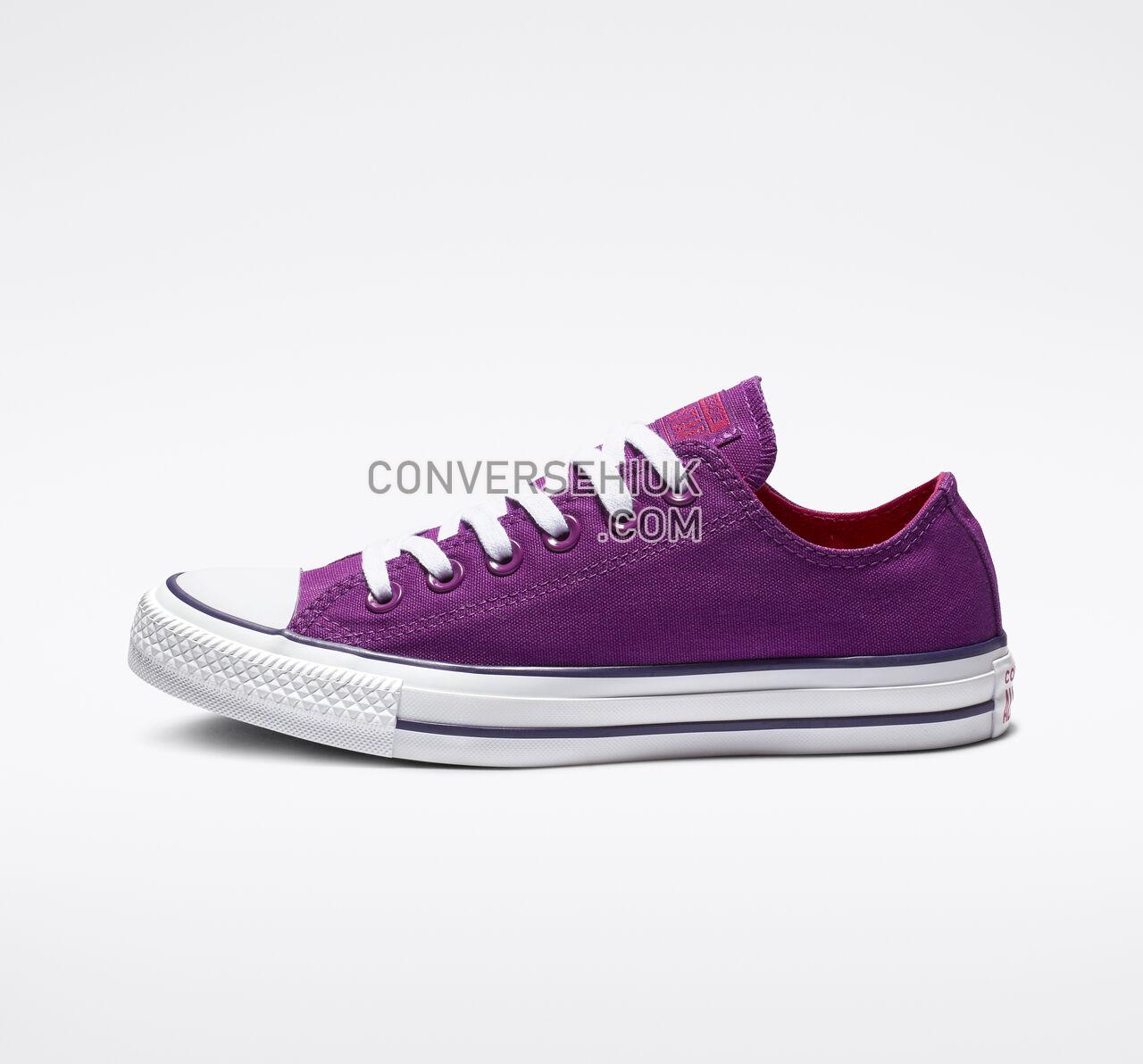 Converse Chuck Taylor All Star Seasonal Color Low Top Icon Violet/Pink Pop/White 162453F Shoes