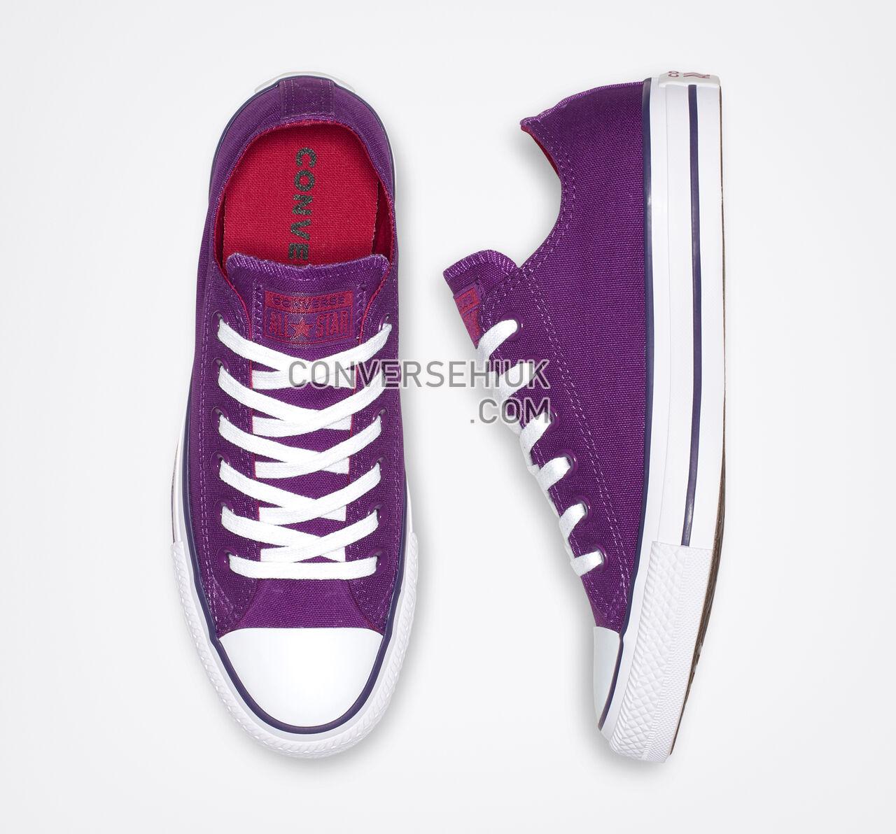 Converse Chuck Taylor All Star Seasonal Color Low Top Icon Violet/Pink Pop/White 162453F Shoes