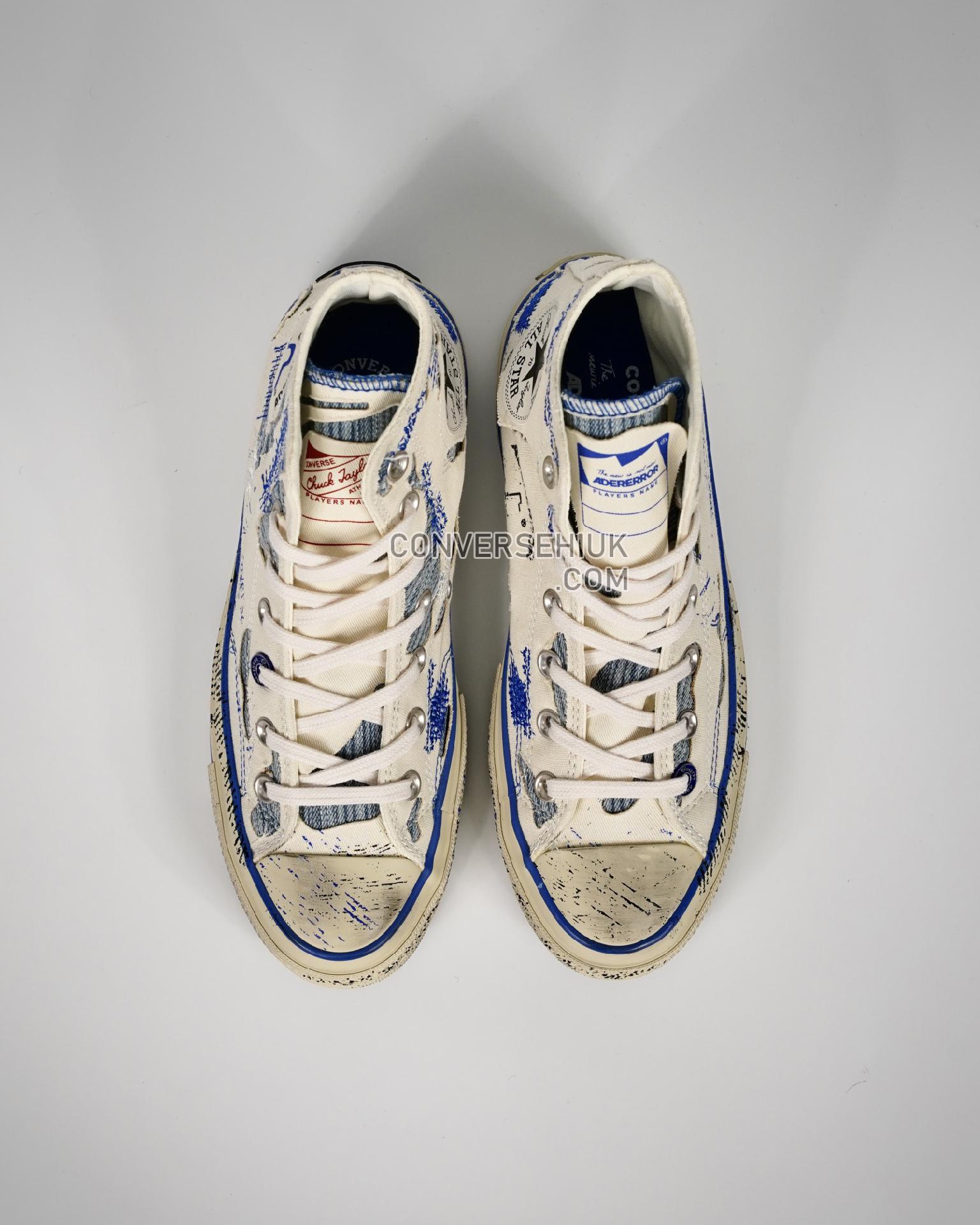 ADER ERROR x Converse Chuck 70 Hi Create Next White/Blue-Imperial Blue A05351C Shoes