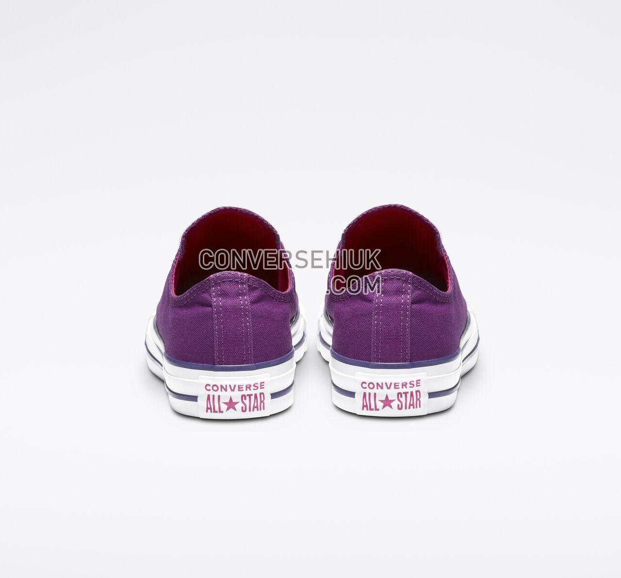 Converse Chuck Taylor All Star Seasonal Color Low Top Icon Violet/Pink Pop/White 162453F Shoes