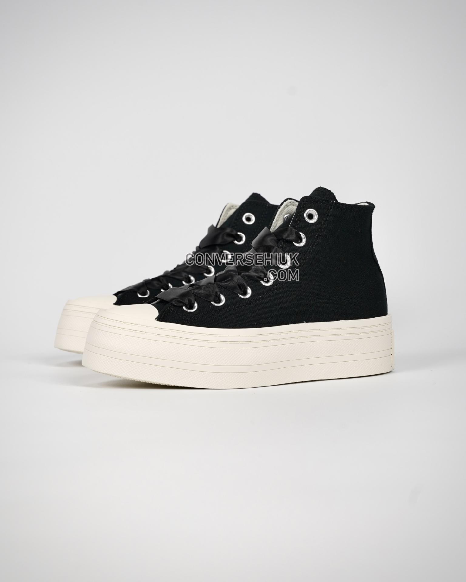 Converse Chuck Taylor All Star Modern Lift Platform Canvas Black/Black/Egret A06141C Shoes