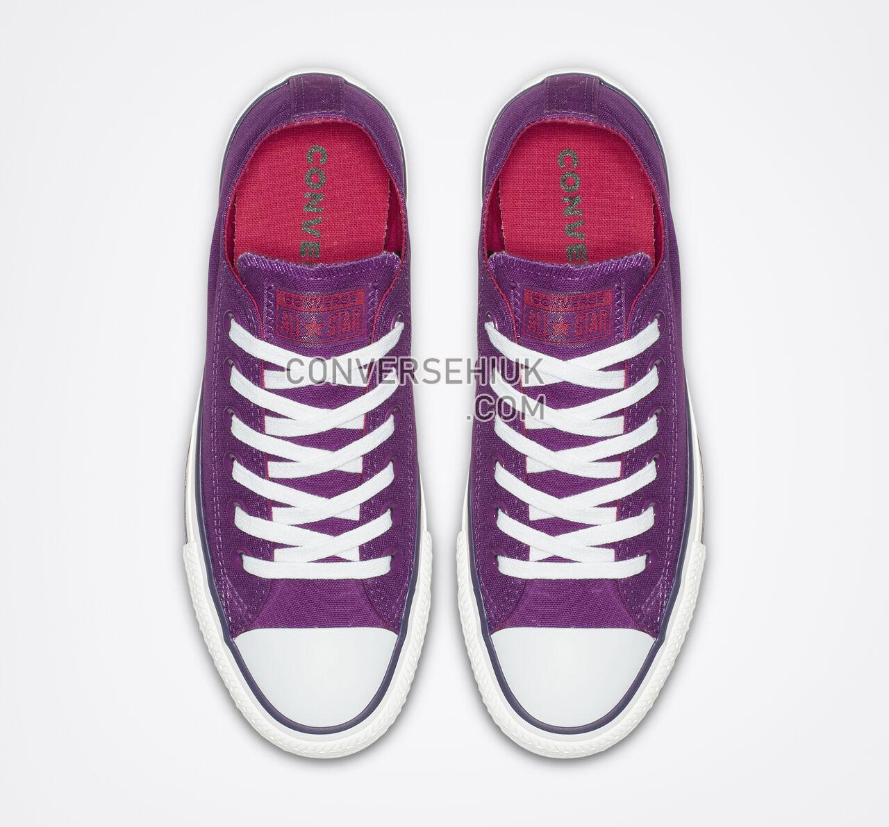 Converse Chuck Taylor All Star Seasonal Color Low Top Icon Violet/Pink Pop/White 162453F Shoes