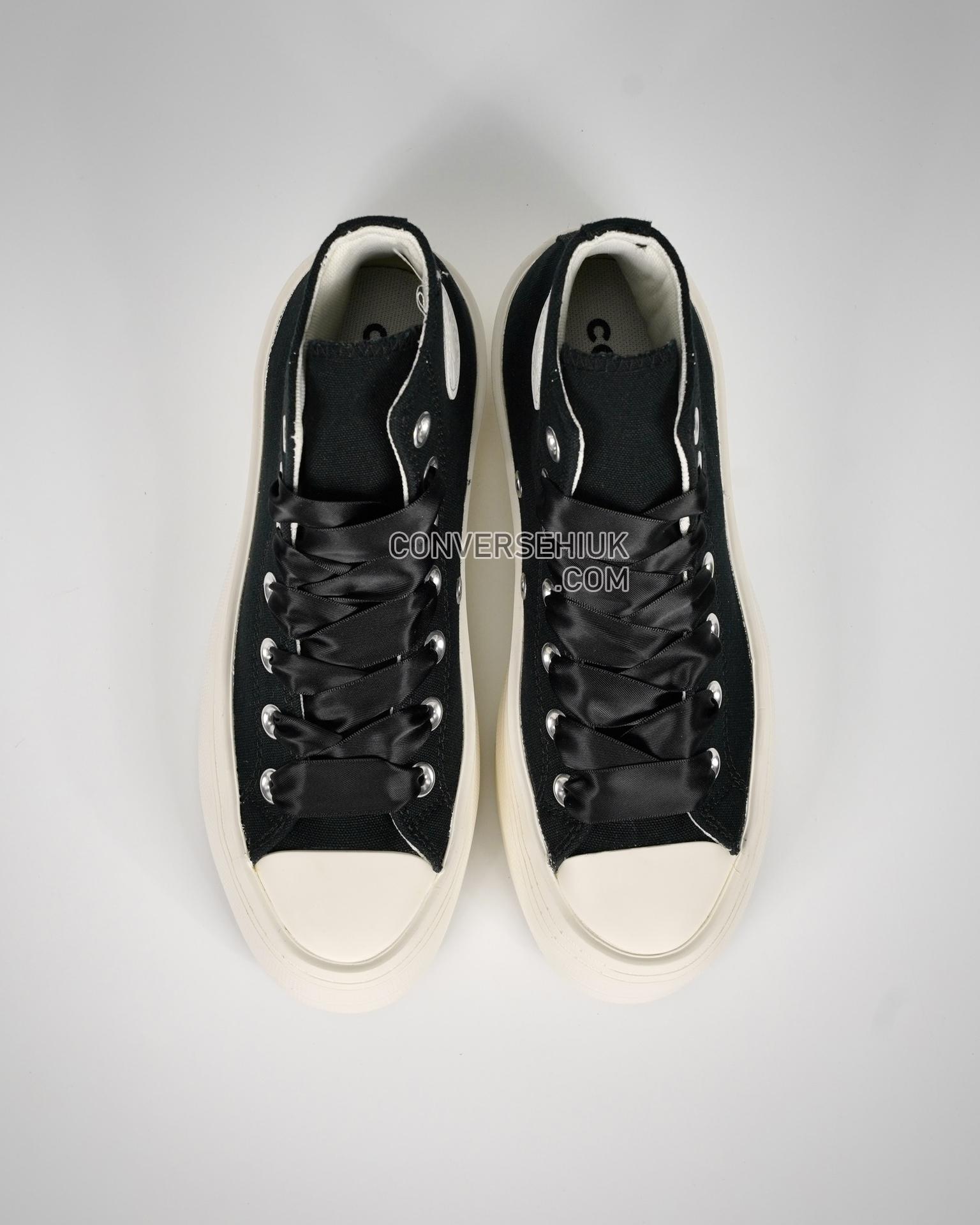 Converse Chuck Taylor All Star Modern Lift Platform Canvas Black/Black/Egret A06141C Shoes