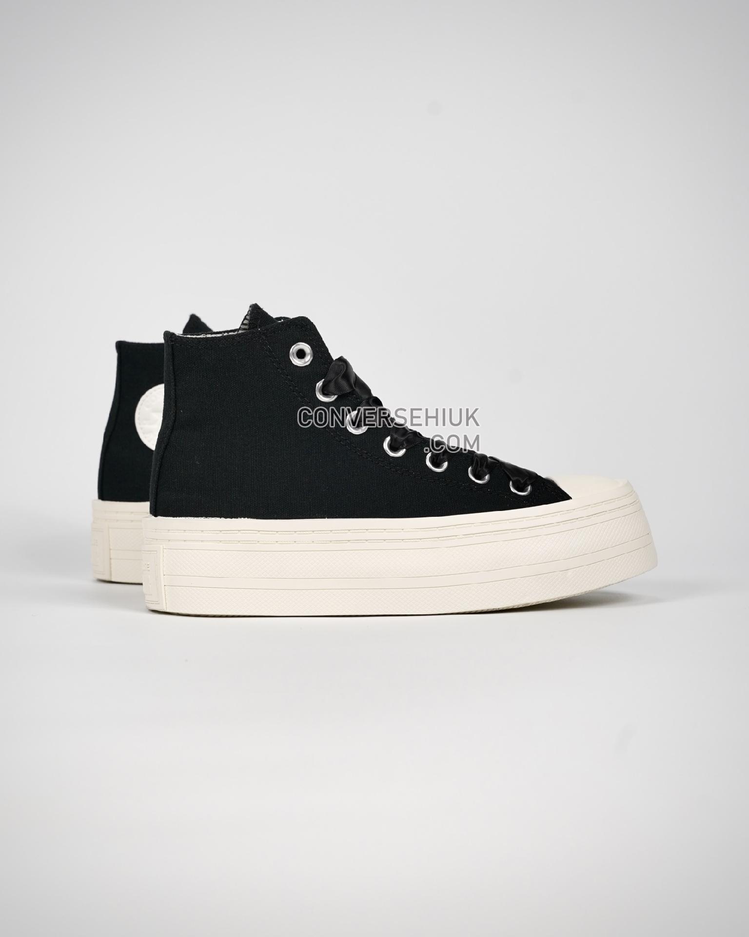 Converse Chuck Taylor All Star Modern Lift Platform Canvas Black/Black/Egret A06141C Shoes