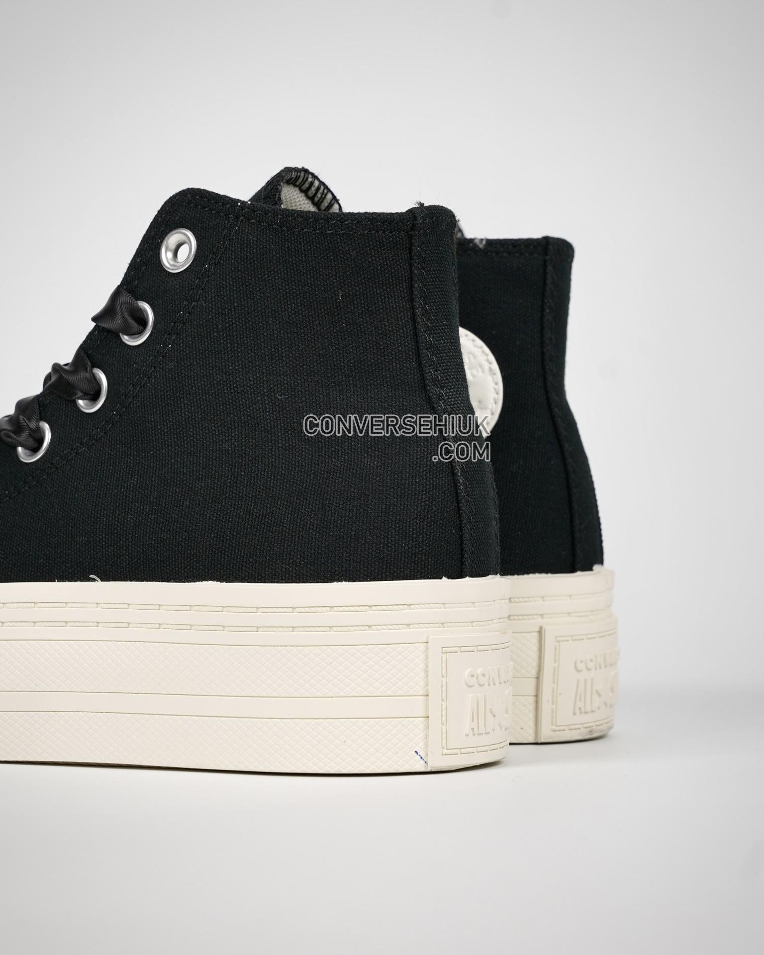 Converse Chuck Taylor All Star Modern Lift Platform Canvas Black/Black/Egret A06141C Shoes