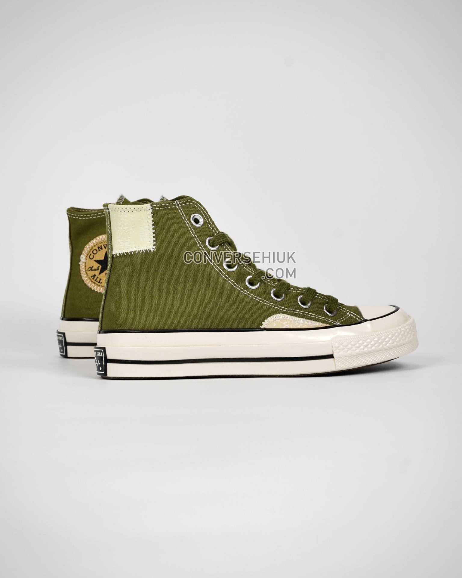 Converse Chuck 70 High Crafted Ollie Patch Vitality Green/White A04499C Shoes