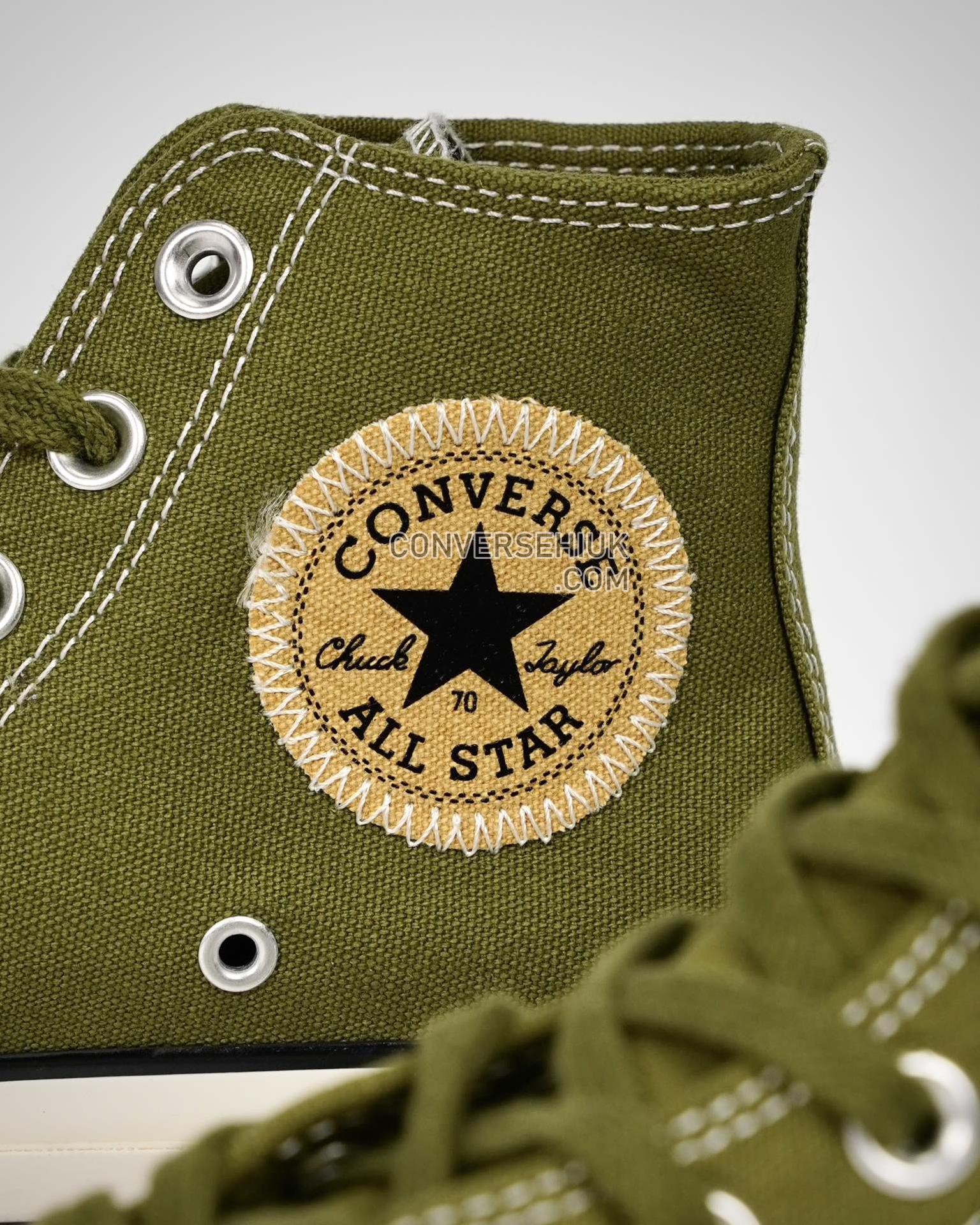 Converse Chuck 70 High Crafted Ollie Patch Vitality Green/White A04499C Shoes