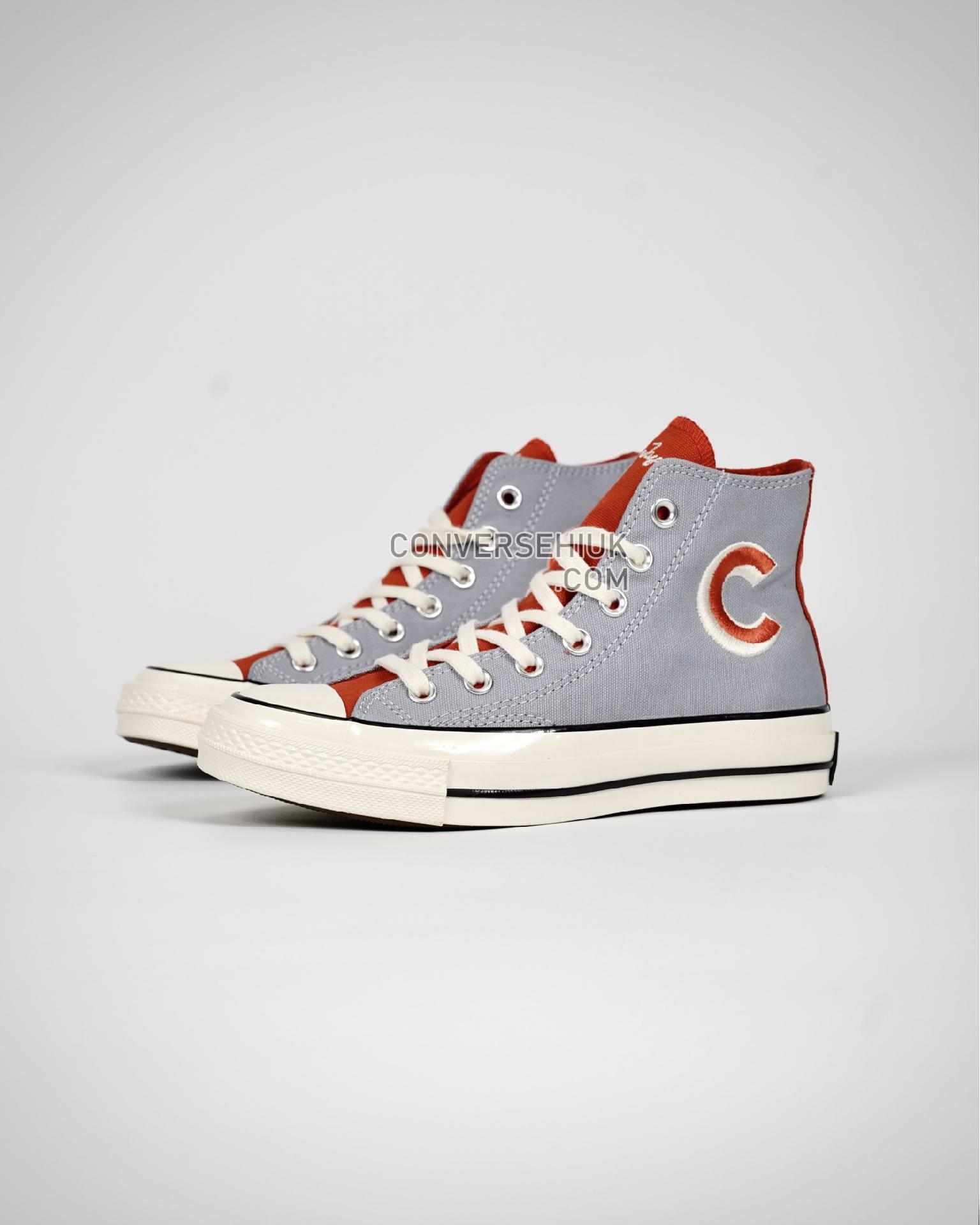 Converse Chuck 70 High Letterman Heirloom Silver/Nomadic Rust A06194C Shoes