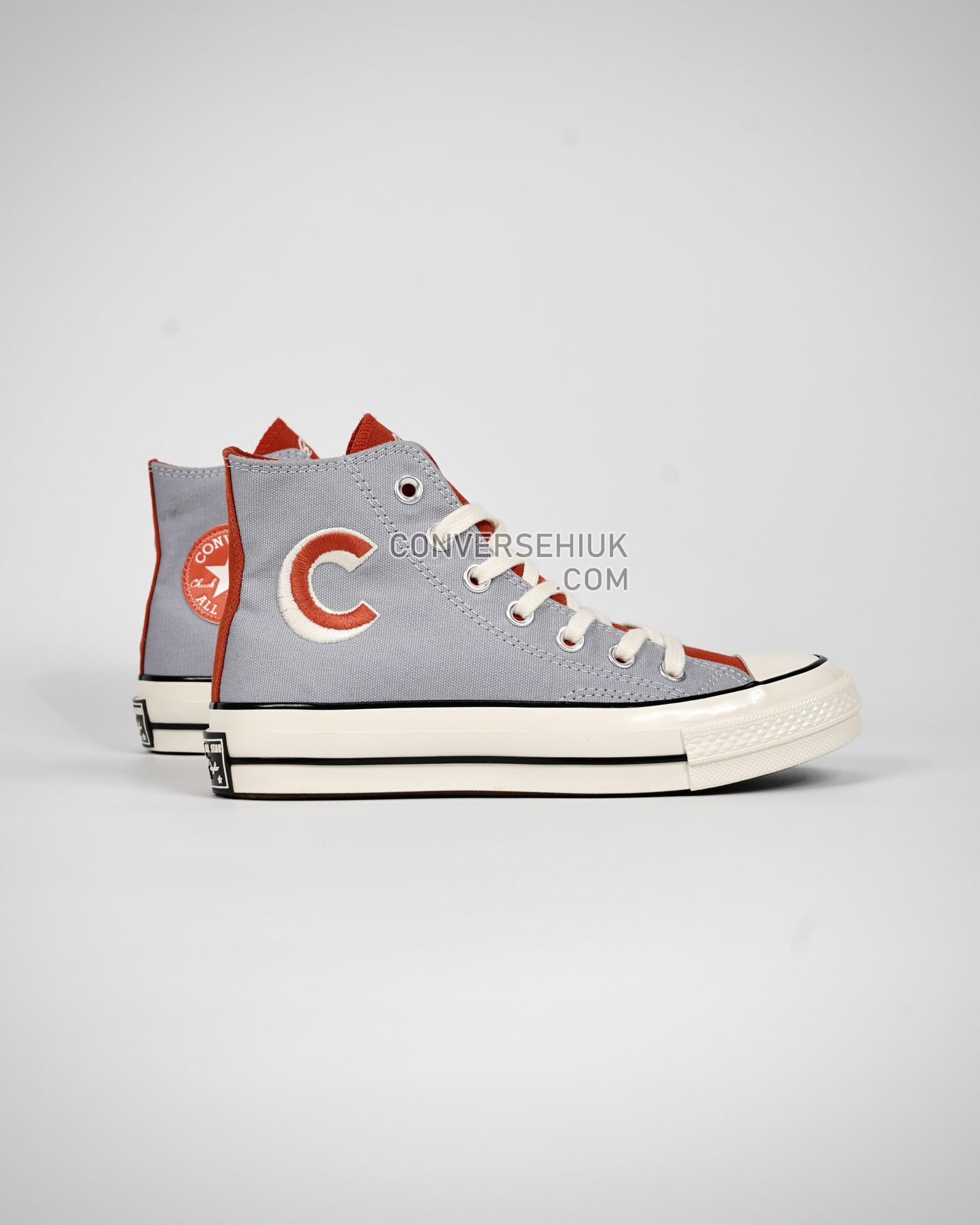 Converse Chuck 70 High Letterman Heirloom Silver/Nomadic Rust A06194C Shoes