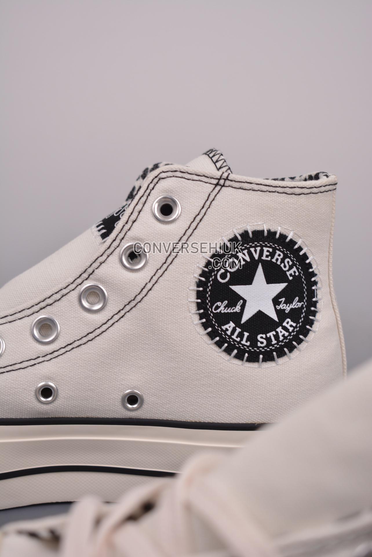 Converse Chuck Taylor All Star Lift Platform Hi Egret/Egret/Black A07113C Shoes