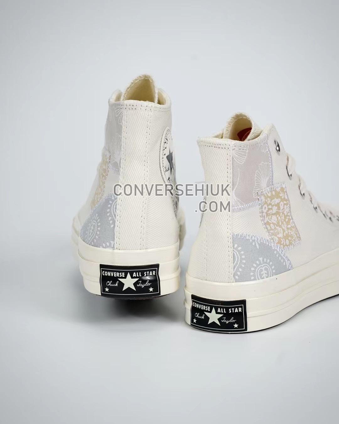 Converse Chuck 70 High Denim Patchwork Vintage White/Stellar Indigo A06822C Shoes