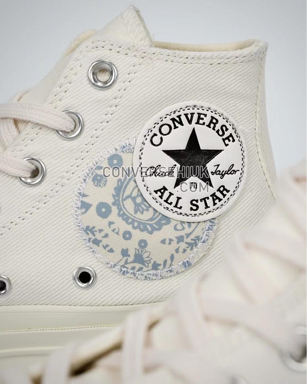 Converse Chuck 70 High Denim Patchwork Vintage White/Stellar Indigo A06822C Shoes