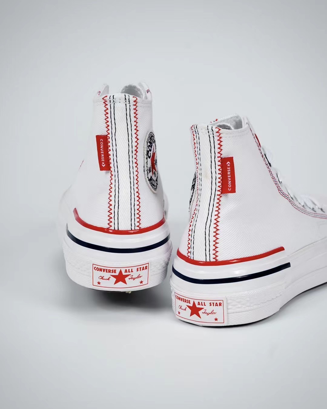 Converse Chuck 70 Retro Denim White/Red A06853C Shoes