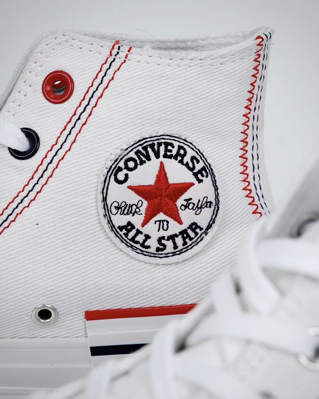 Converse Chuck 70 Retro Denim White/Red A06853C Shoes