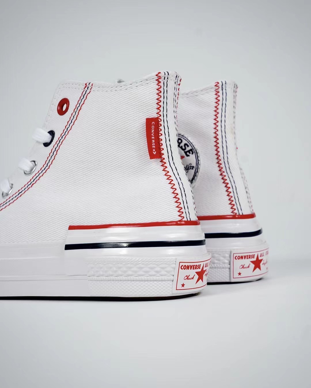 Converse Chuck 70 Retro Denim White/Red A06853C Shoes