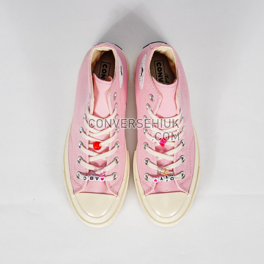 Converse Chuck Taylor All Star 70 High DIY Beads Sunrise Pink/Egret/Black A06095C Shoes