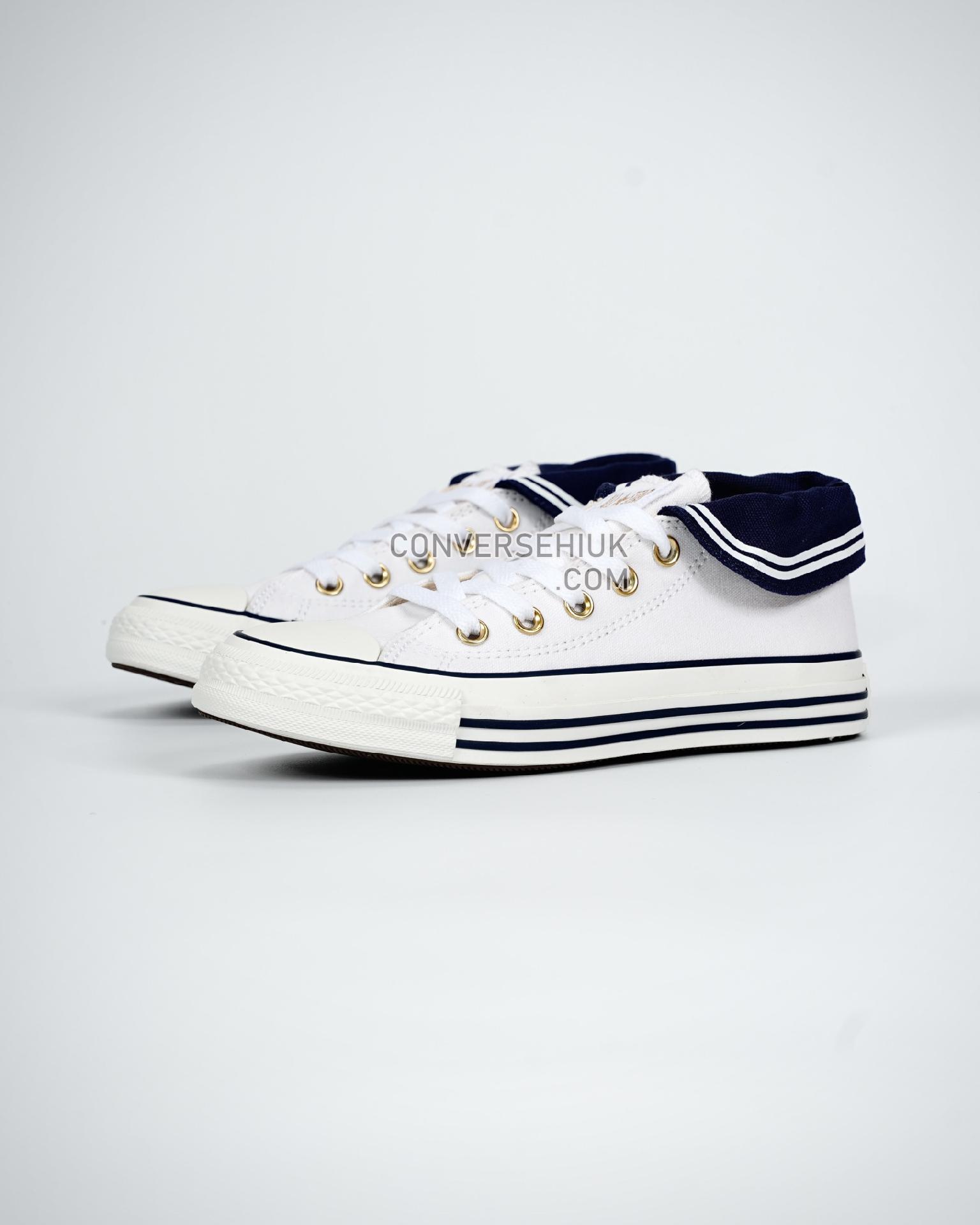 Converse All Star SW OX High White/Navy 5SD391 Shoes