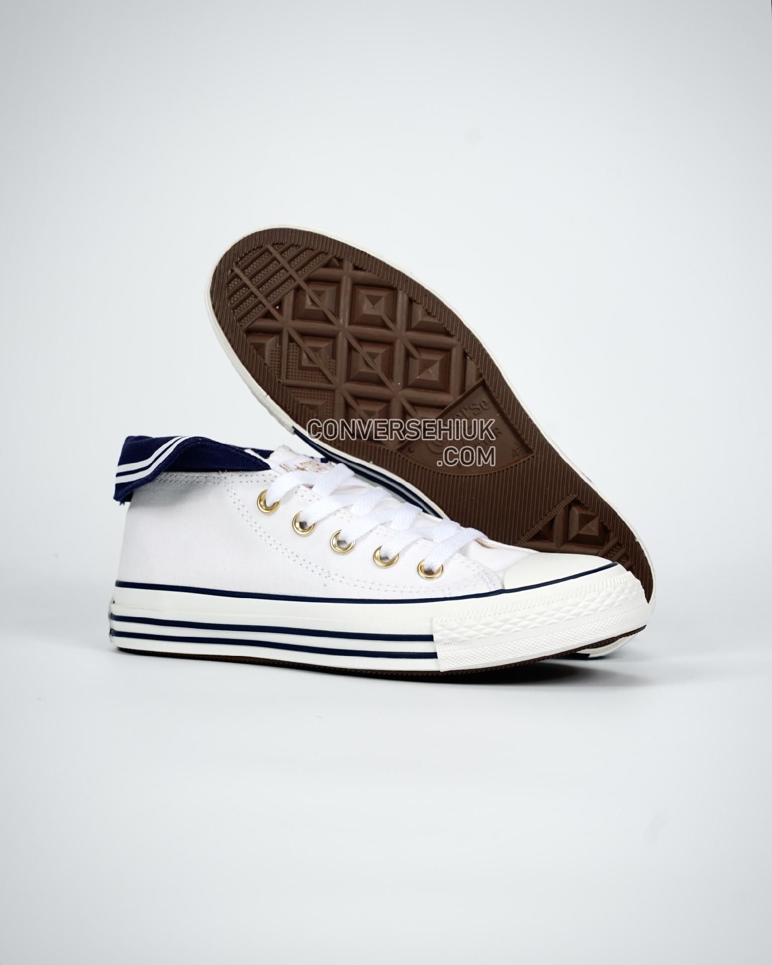 Converse All Star SW OX High White/Navy 5SD391 Shoes