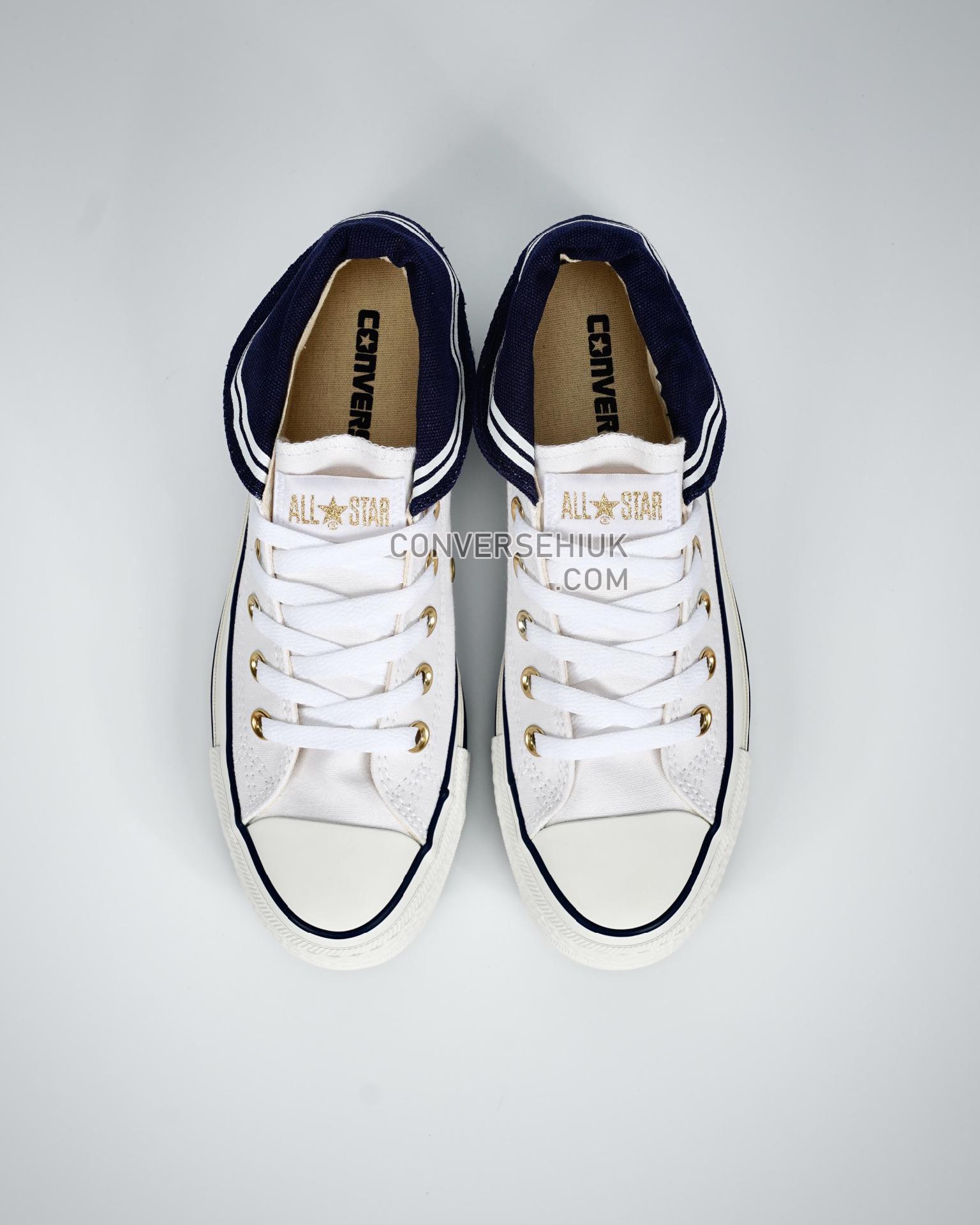 Converse All Star SW OX High White/Navy 5SD391 Shoes