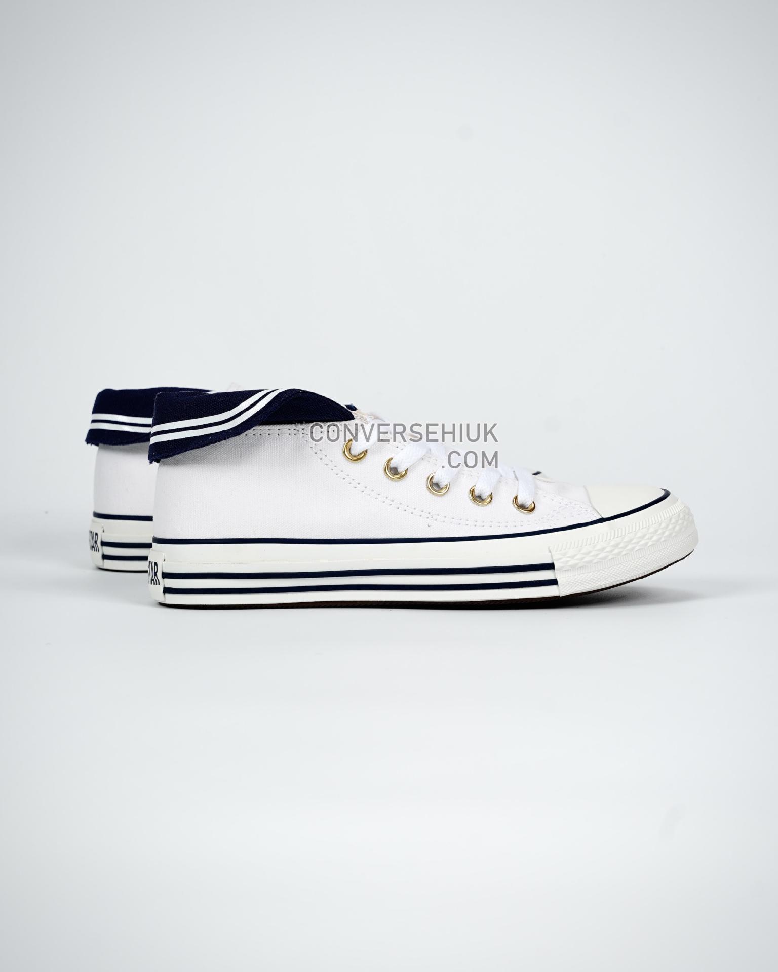 Converse All Star SW OX High White/Navy 5SD391 Shoes