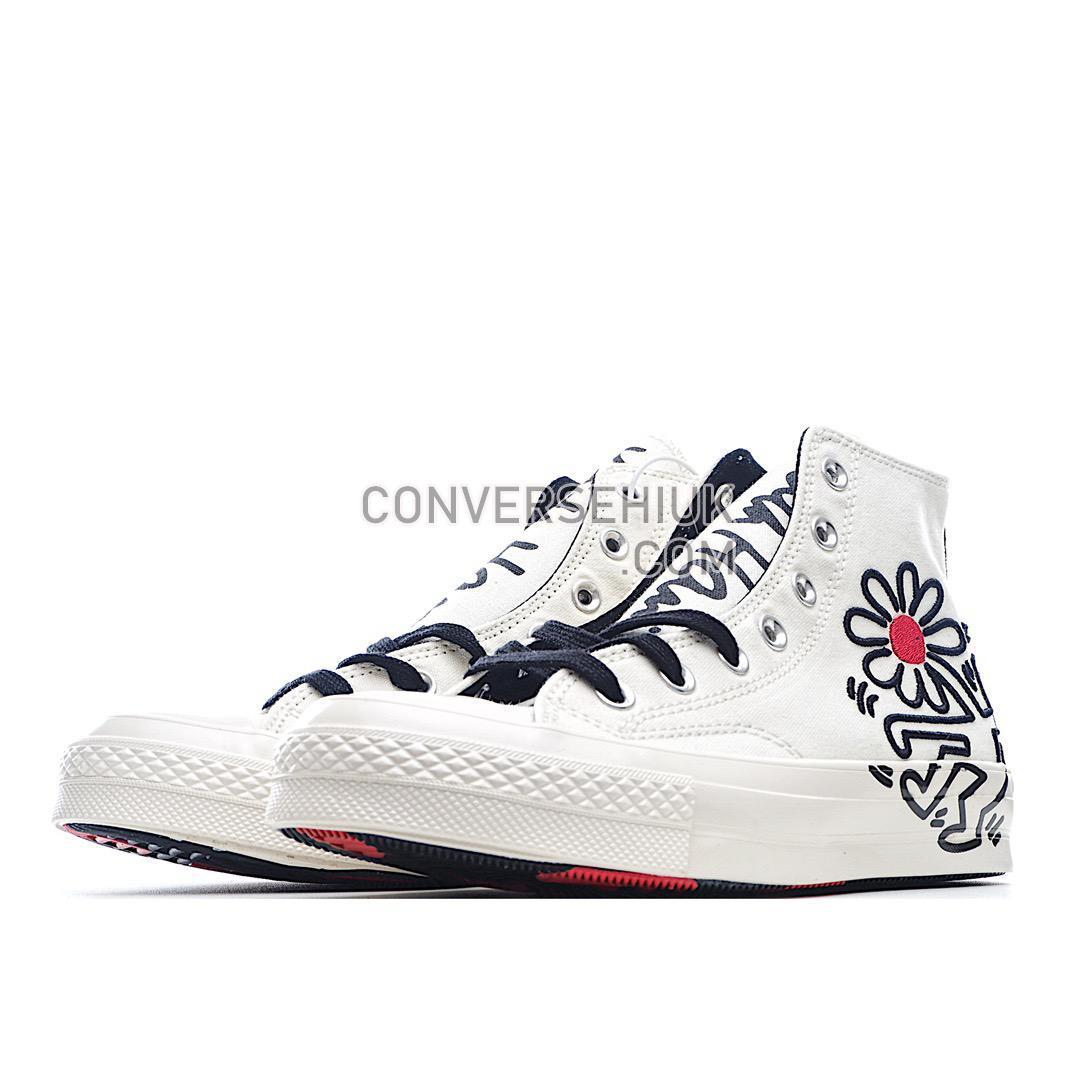 Converse Chuck Taylor All Star 70 Hi Keith Haring Egret Egret/Black/Red 171858C Shoes