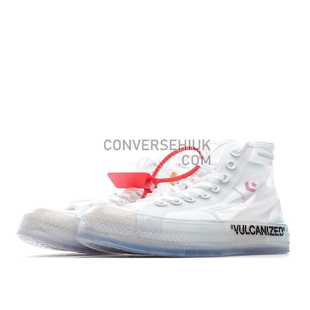 Off-White x Converse Chuck Taylor All-Star 70 High The Ten White/Cone-Ice Blue 162204C Shoes