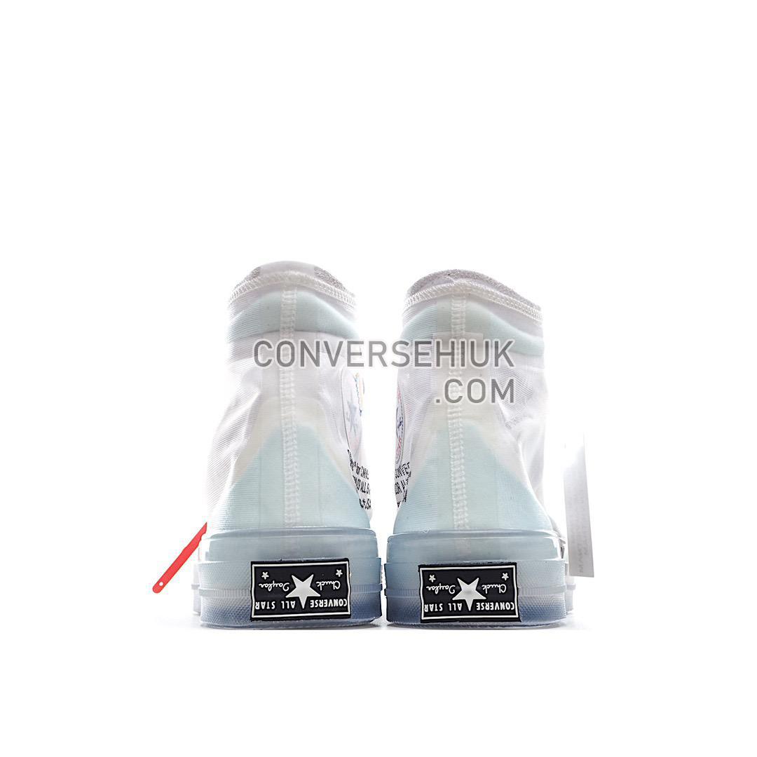 Off-White x Converse Chuck Taylor All-Star 70 High The Ten White/Cone-Ice Blue 162204C Shoes