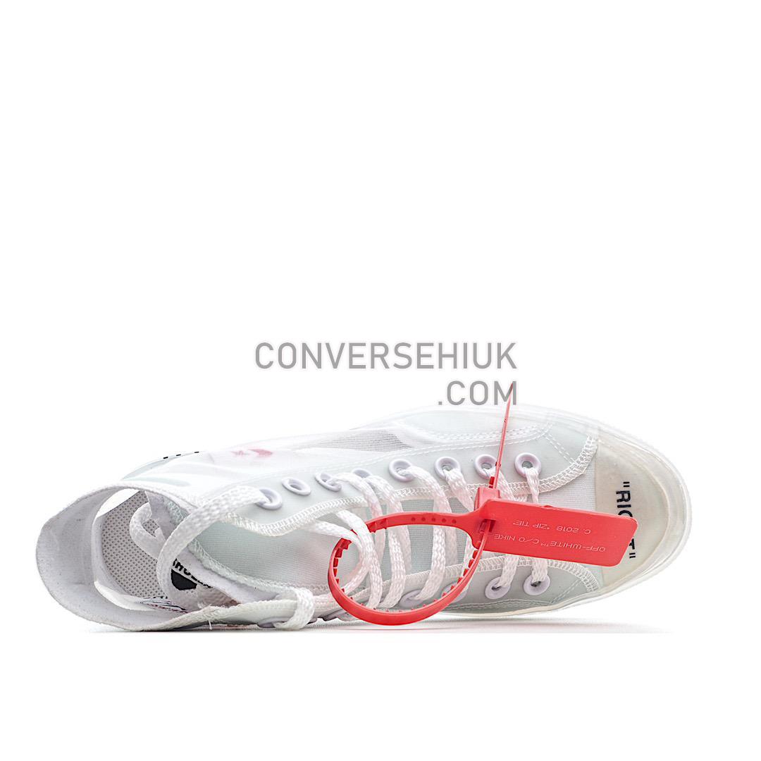 Off-White x Converse Chuck Taylor All-Star 70 High The Ten White/Cone-Ice Blue 162204C Shoes