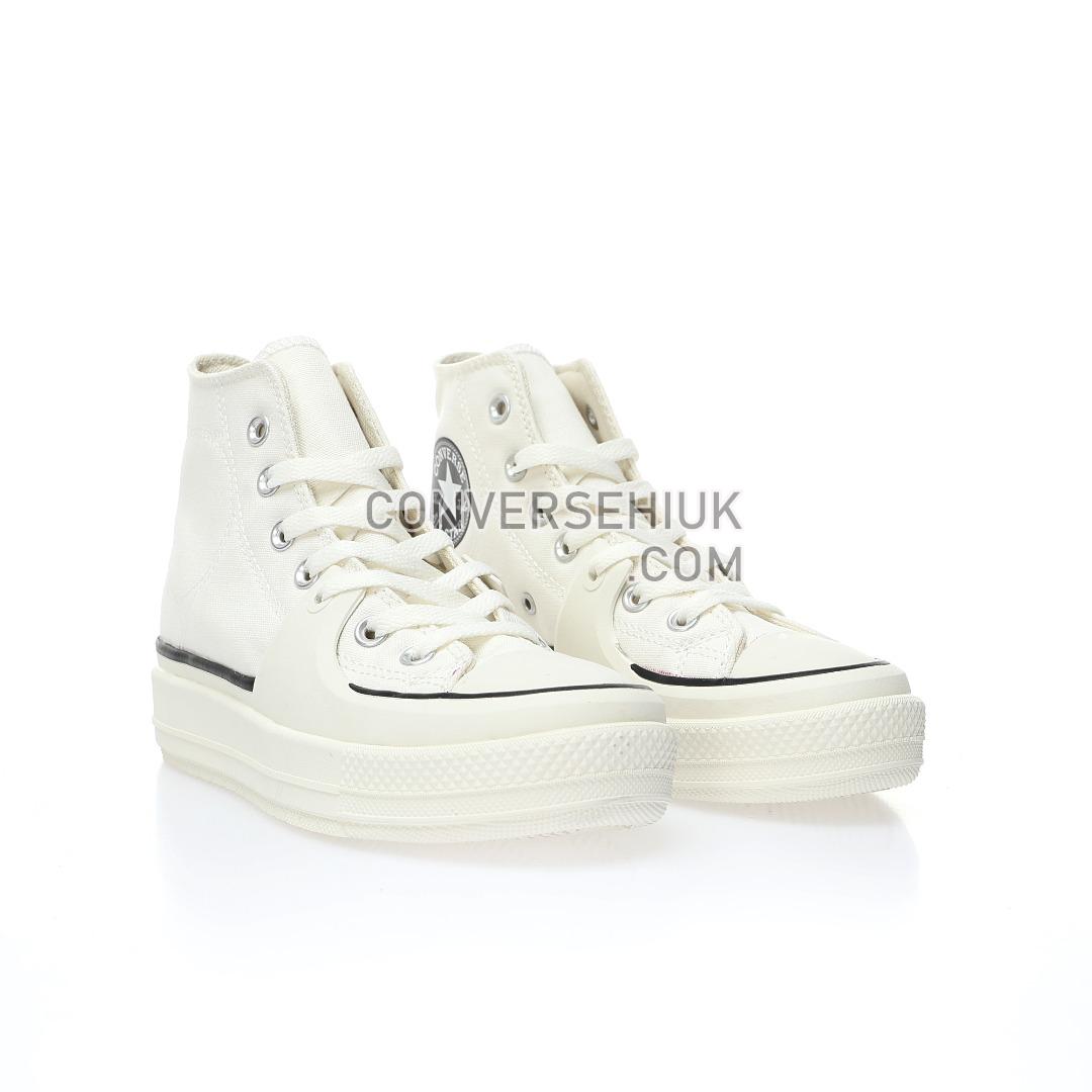 Converse Chuck Taylor All Star High Construct Vintage White/Black/Egret A02832C Shoes