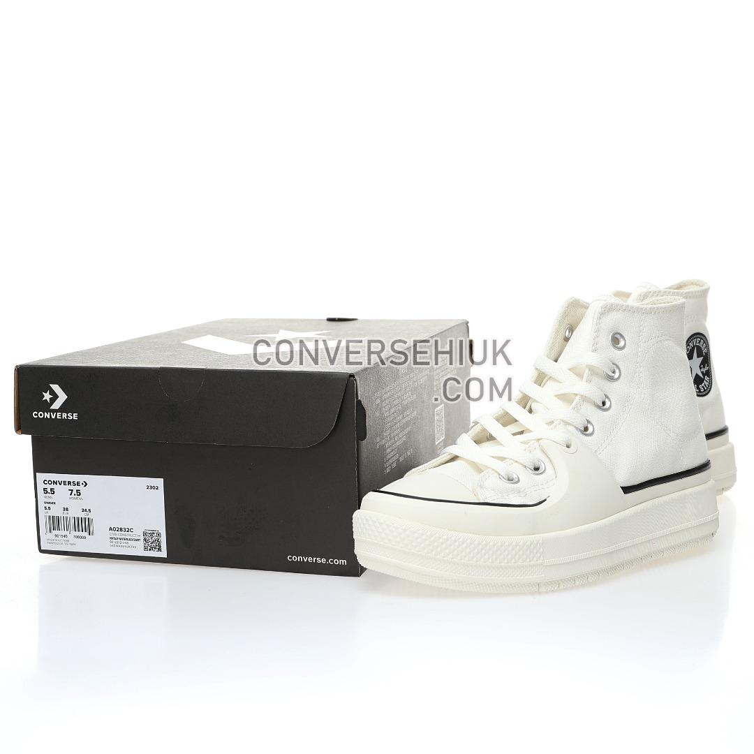 Converse Chuck Taylor All Star High Construct Vintage White/Black/Egret A02832C Shoes